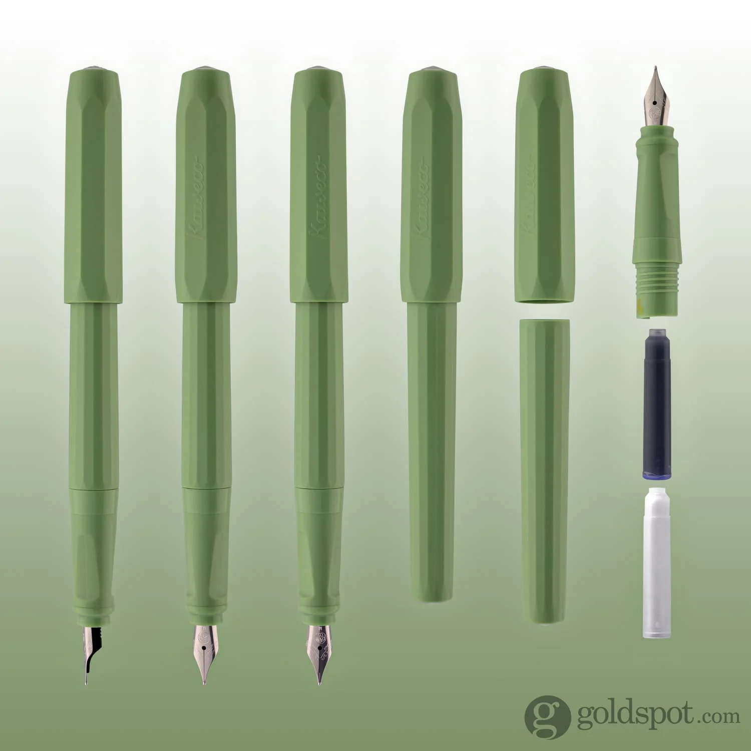 Kaweco Perkeo Fountain Pen in Jungle Green - Image 6