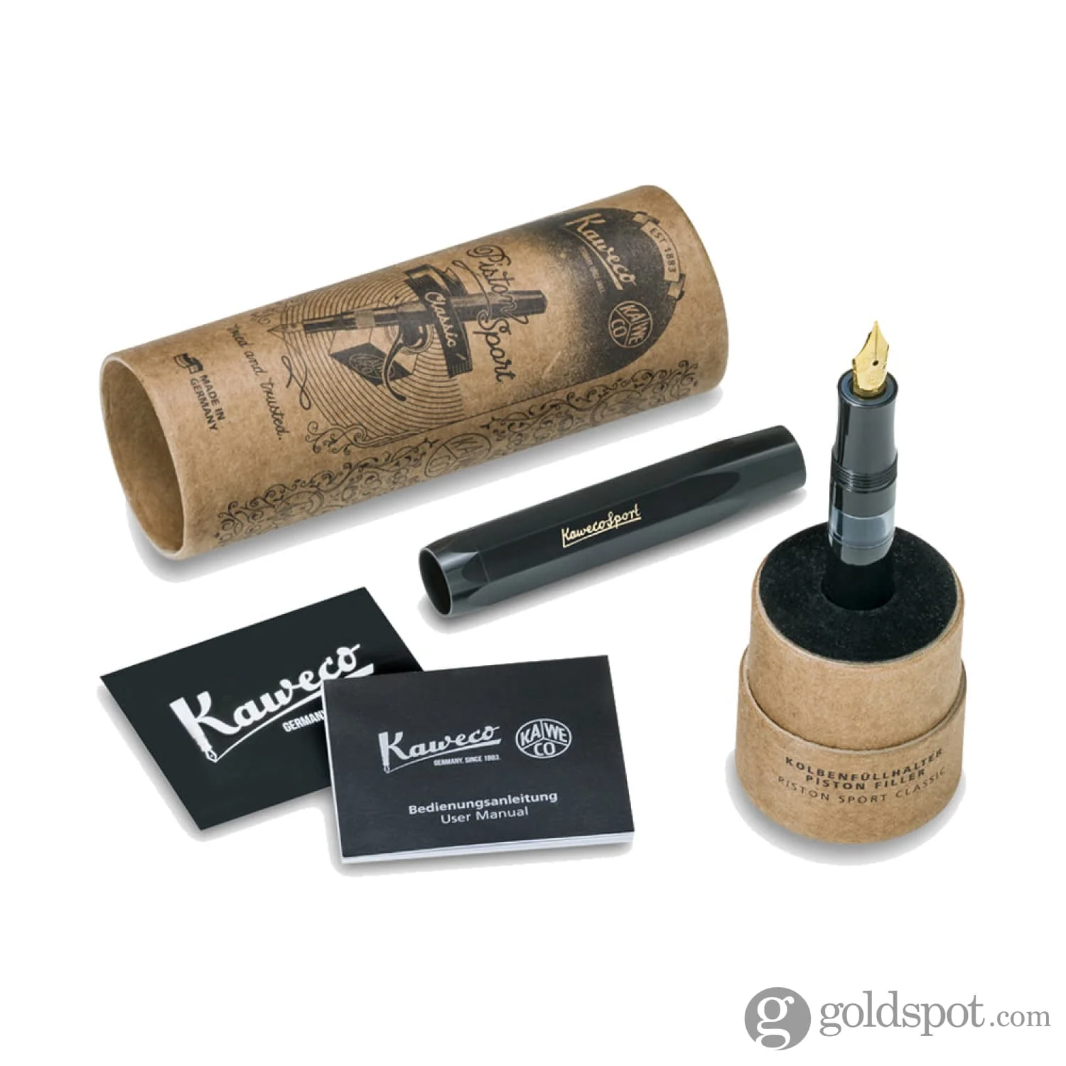 Kaweco Piston Fill Classic Sport Fountain Pen in Black - Image 10