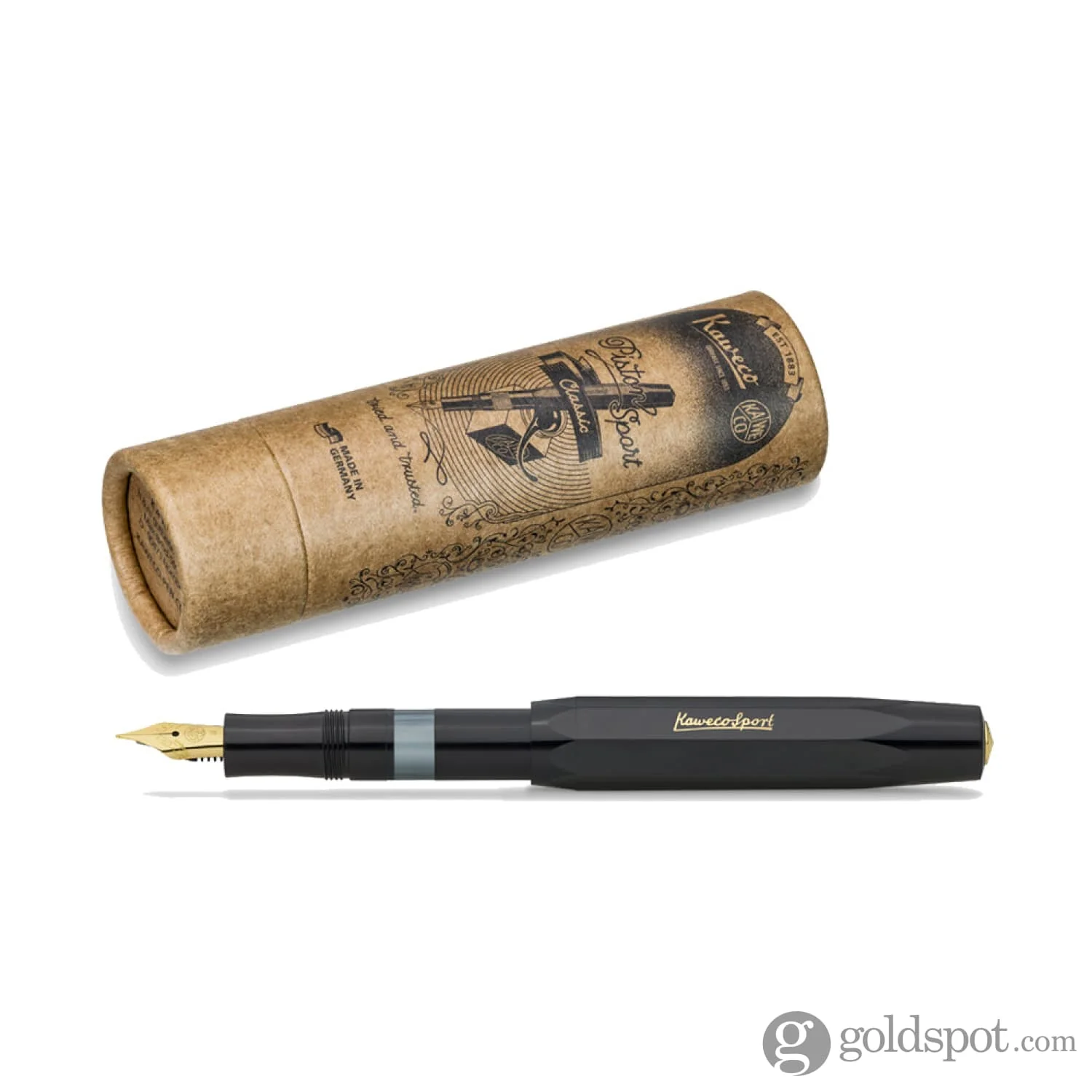 Kaweco Piston Fill Classic Sport Fountain Pen in Black - Image 8