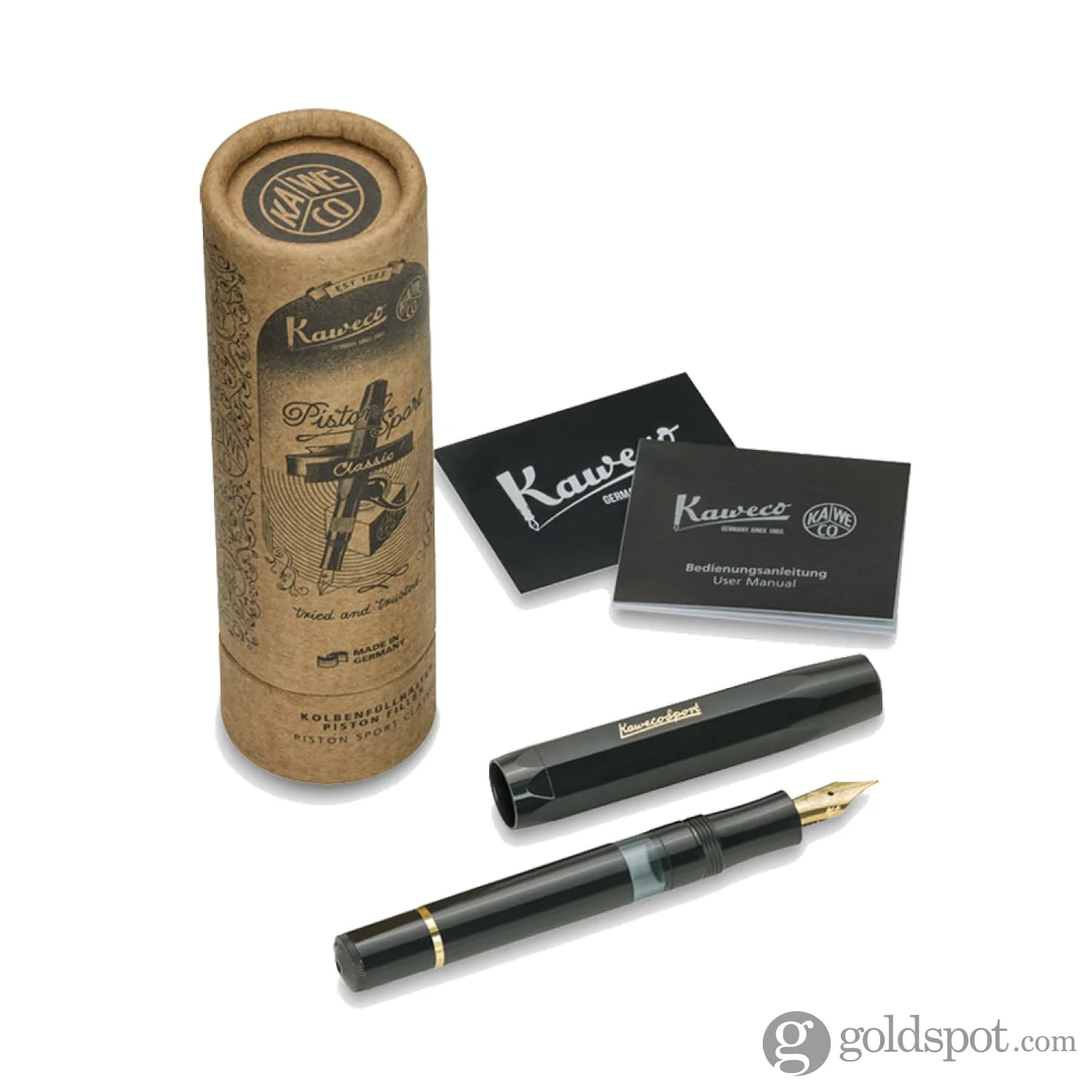Kaweco Piston Fill Classic Sport Fountain Pen in Black - Image 9