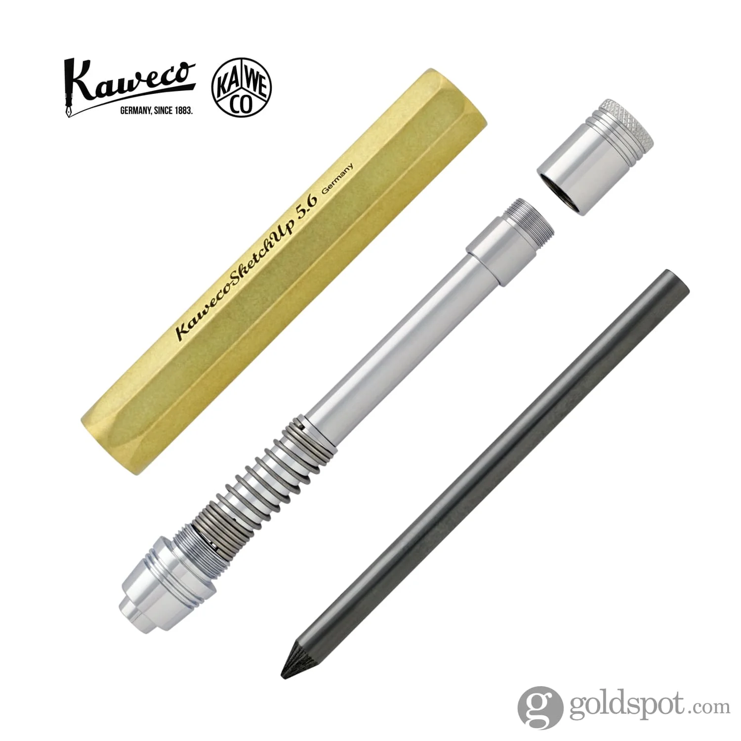 Kaweco Sketch Up Clutch Mechanical Pencil in Brass - 5.6mm - Image 4