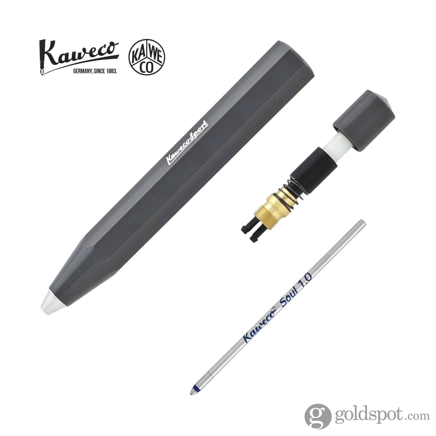 Kaweco Skyline Sport Ballpoint Pen in Grey - Image 3