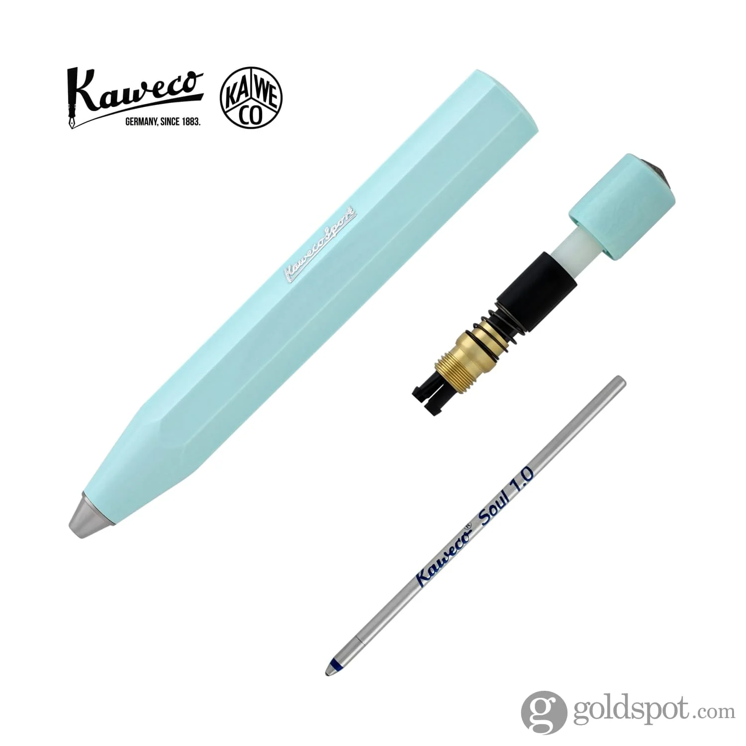 Kaweco Skyline Sport Ballpoint Pen in Mint - Image 4