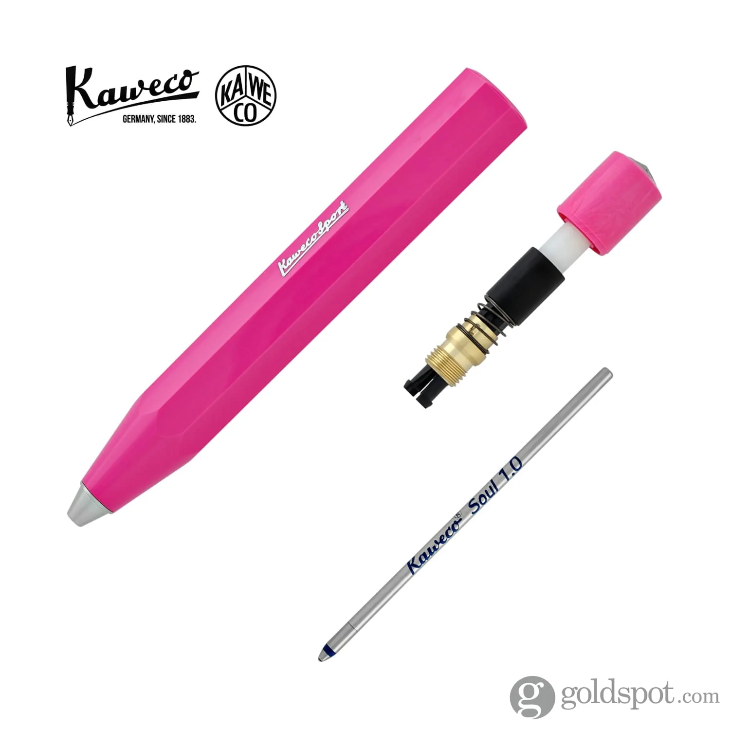 Kaweco Skyline Sport Ballpoint Pen in Pink - Image 4