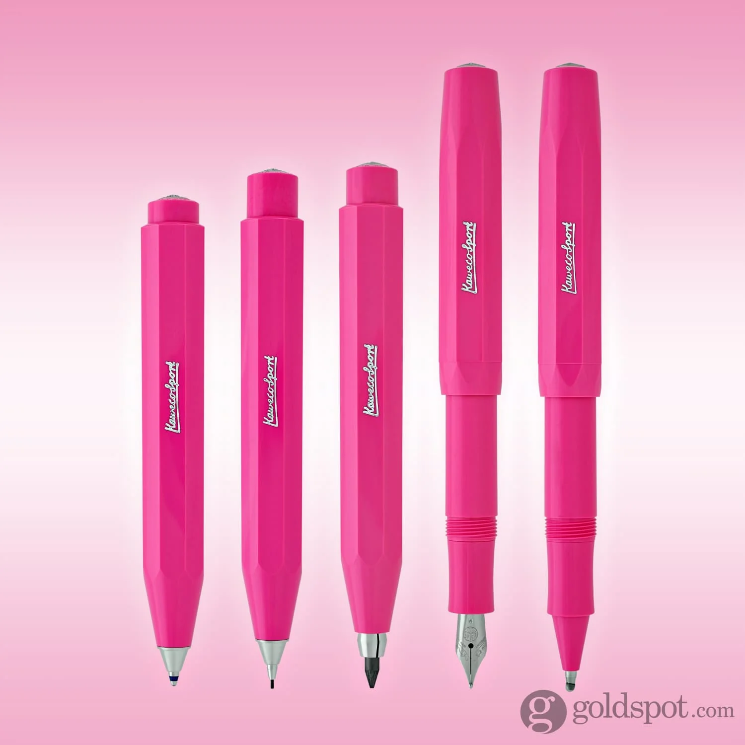 Kaweco Skyline Sport Ballpoint Pen in Pink - Image 6