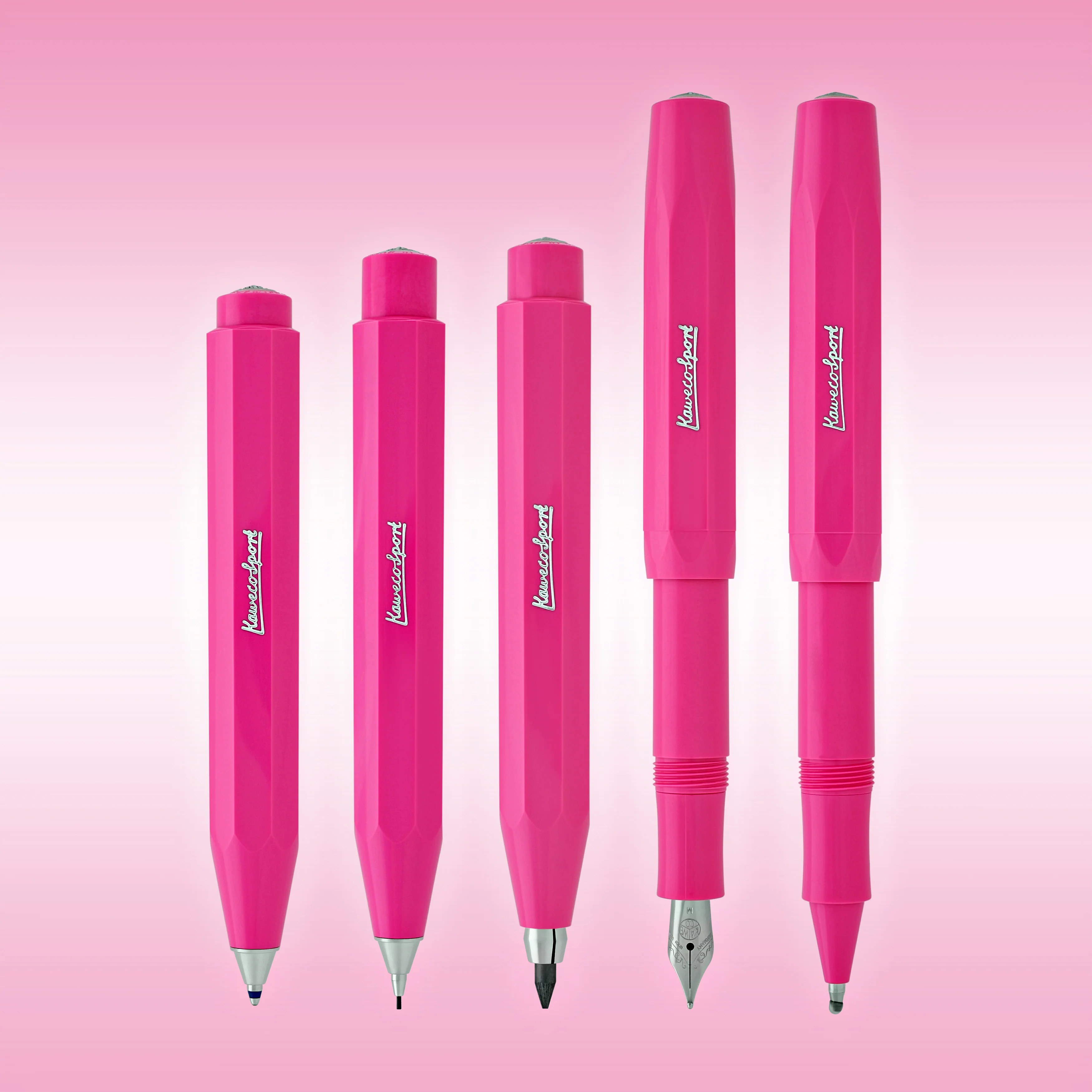 Kaweco Skyline Sport Rollerball Pen in Pink - Image 6