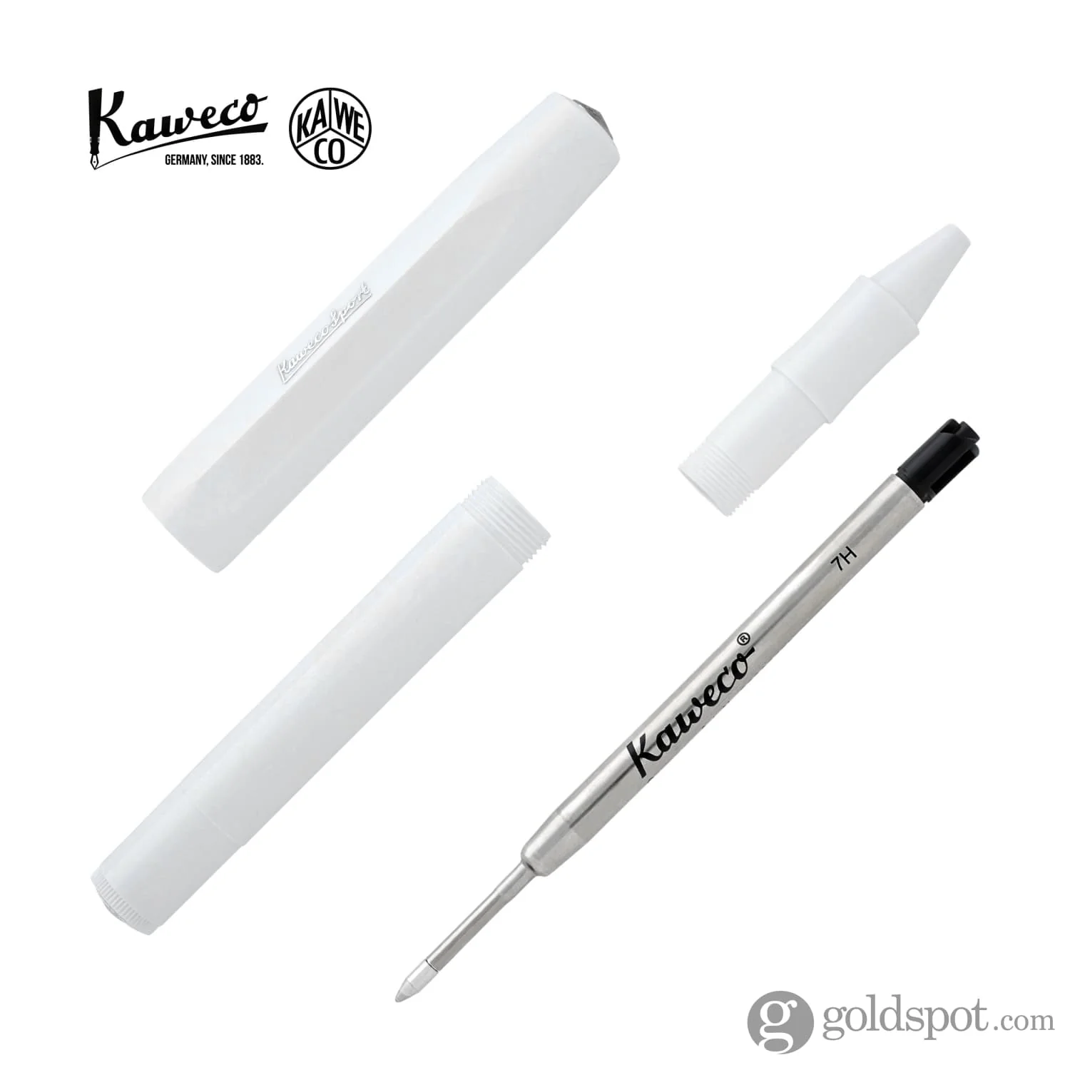 Kaweco Skyline Sport Rollerball Pen in White - Image 4