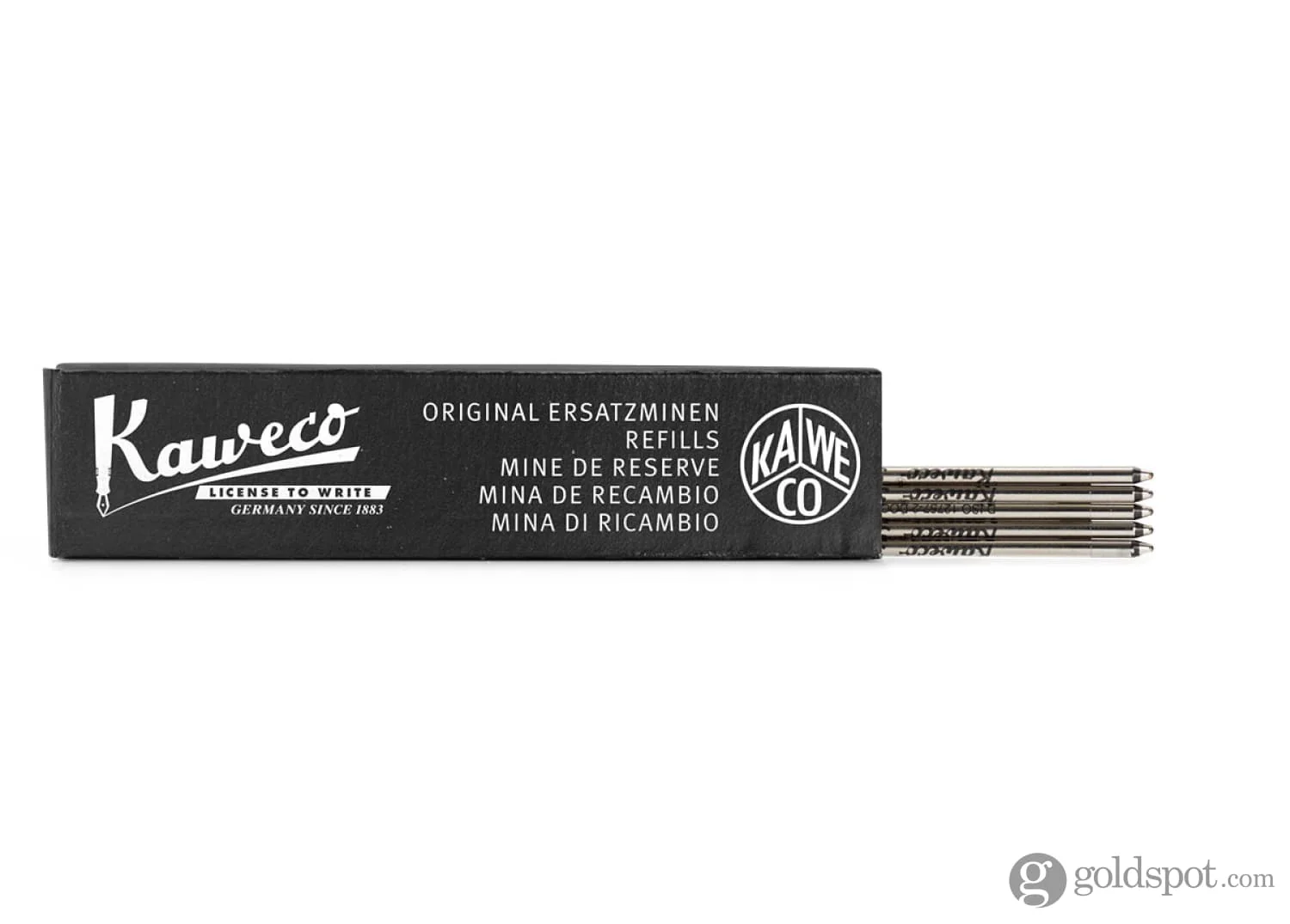 Kaweco Soul D1 Refill in Black - Pack of 5 - Image 2