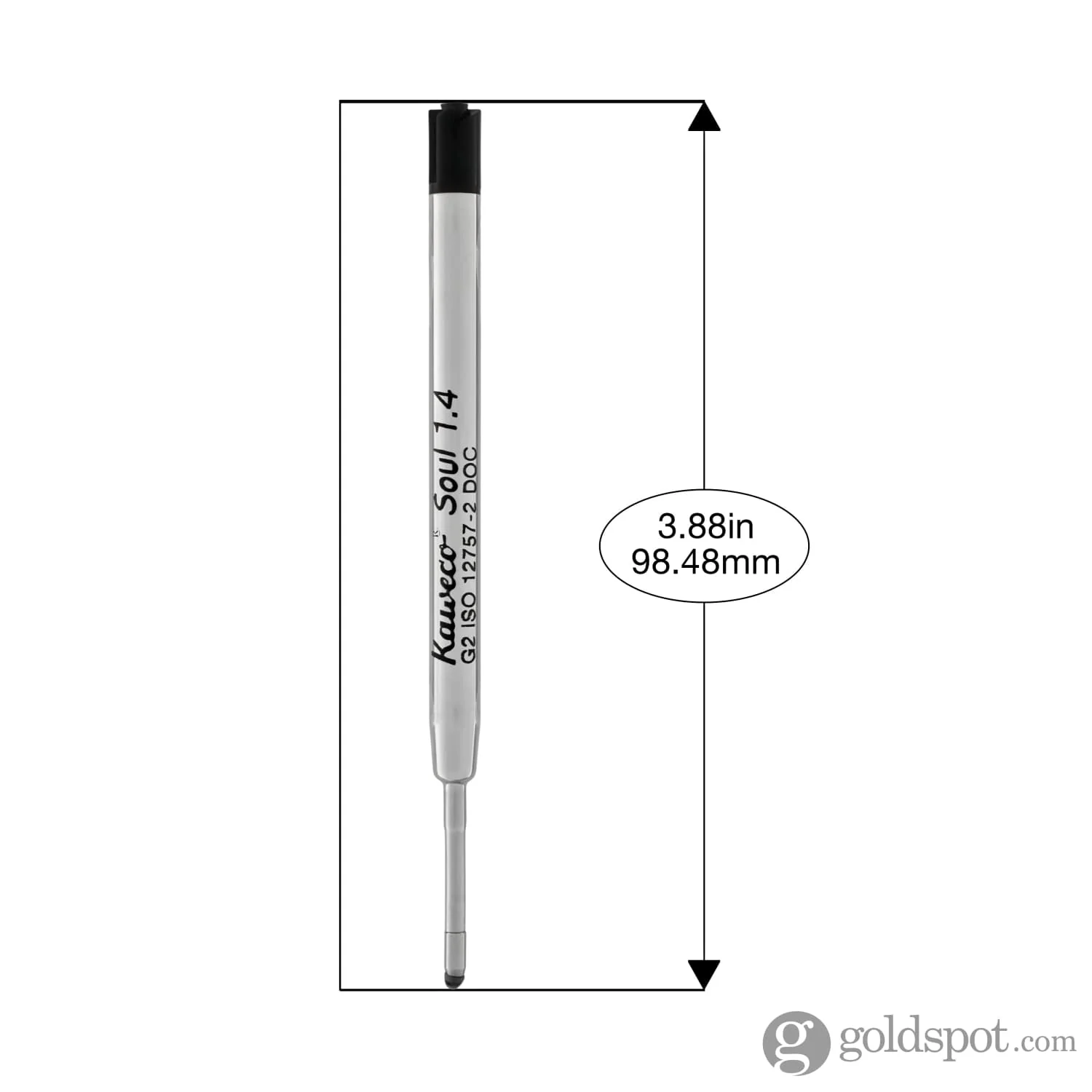 Kaweco Soul G2 Refill in Black - 3 Pieces - Image 2
