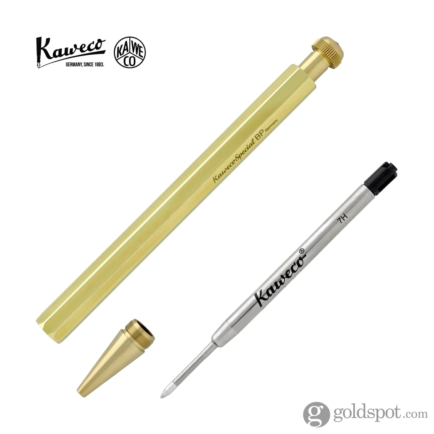 Kaweco Special Polished Ballpoint Pen in Brass - Image 2