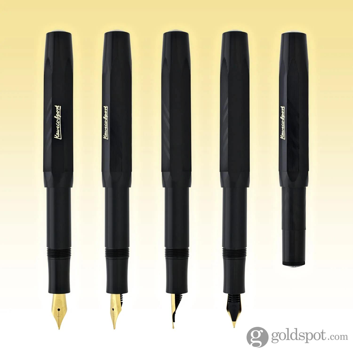 Kaweco Sport Guilloch 1935 Fountain Pen in Black - Image 6