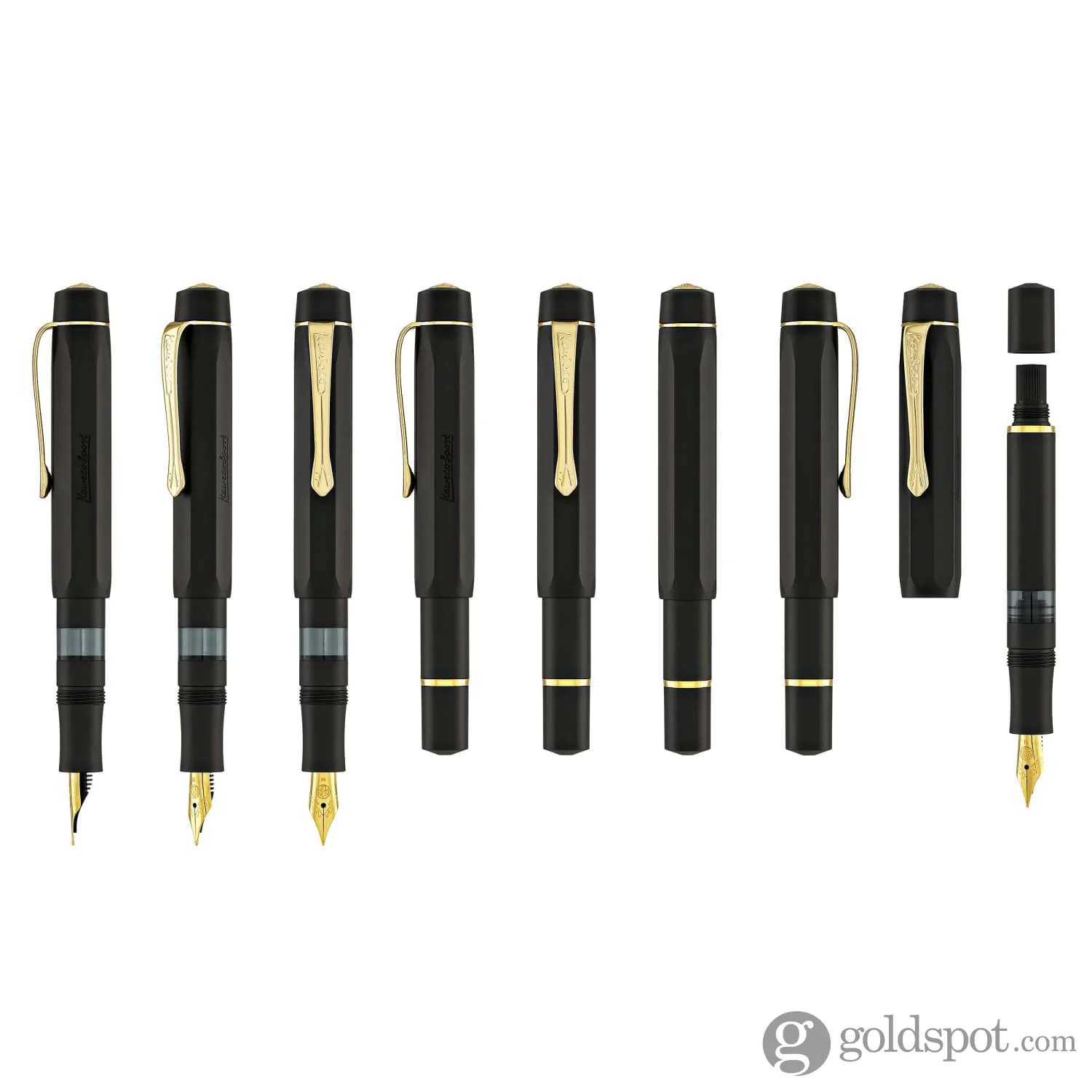 Kaweco Sport Piston Fountain Pen in Black Starter Set - Image 9