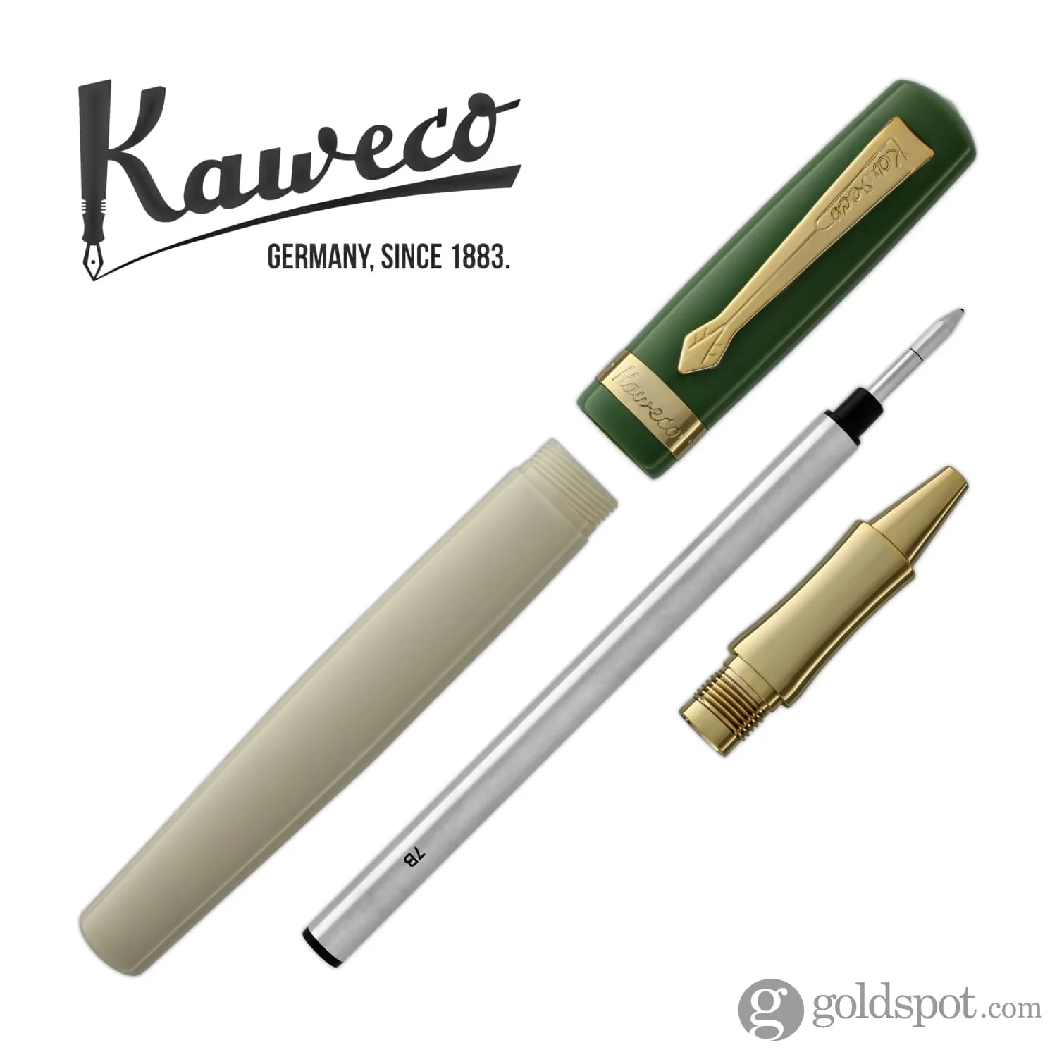 Kaweco Student Rollerball Pen in 60’s Swing Green - Image 7