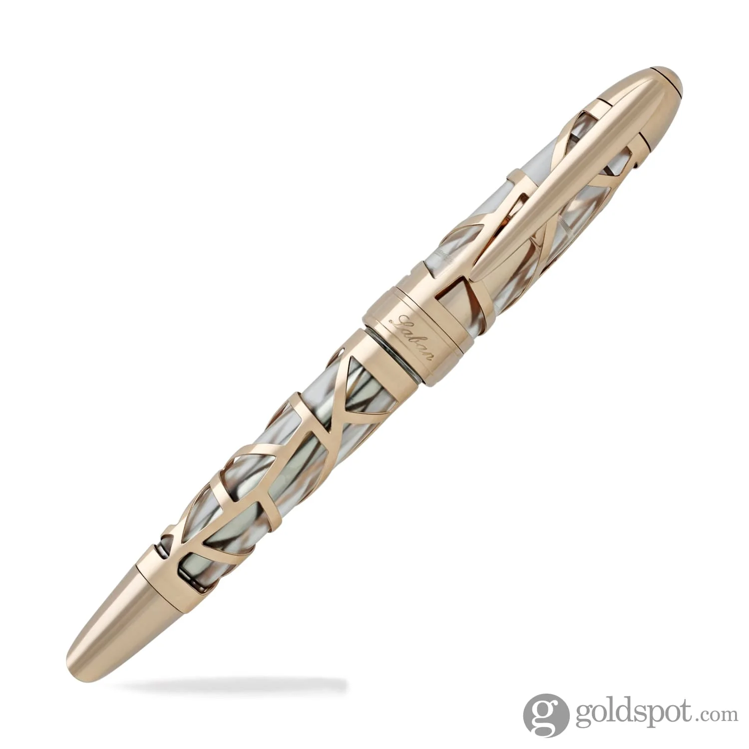 Laban 300 Skeleton Rollerball Pen in Rose Gold - Image 5