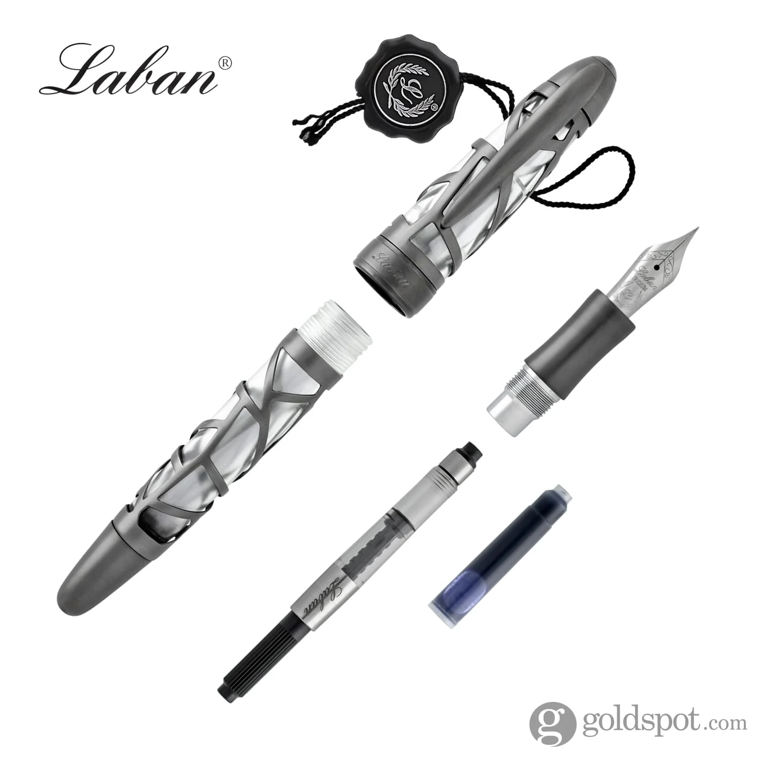 Laban 300 Skeleton Fountain Pen in Gunmetal - Image 7
