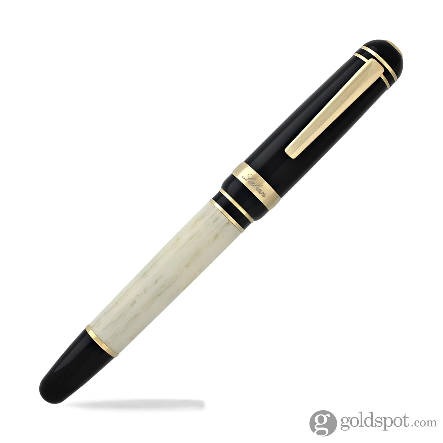 Laban 325 Rollerball Pen with Black Cap & Ivory Barrel - Image 5