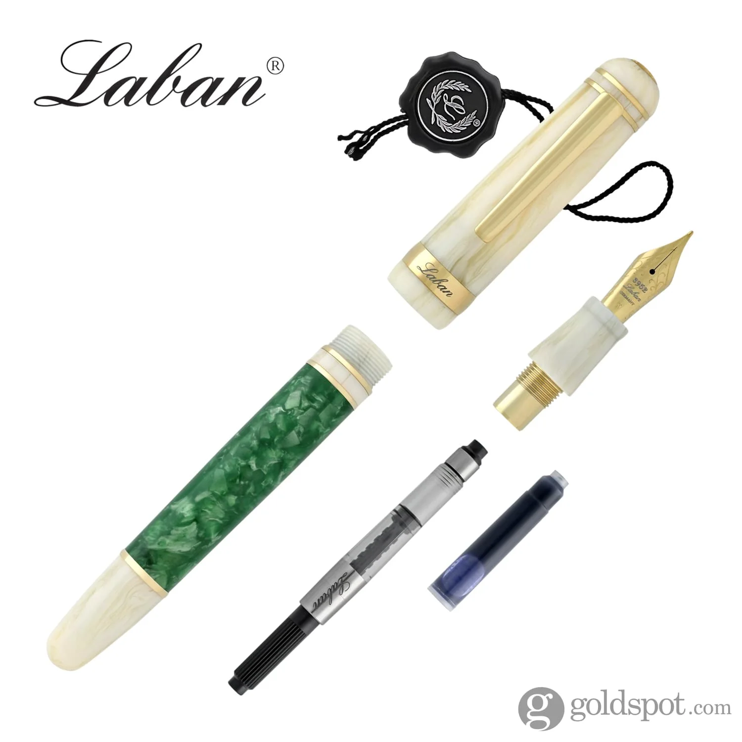 Laban 325 Fountain Pen in Forest Green - Image 7