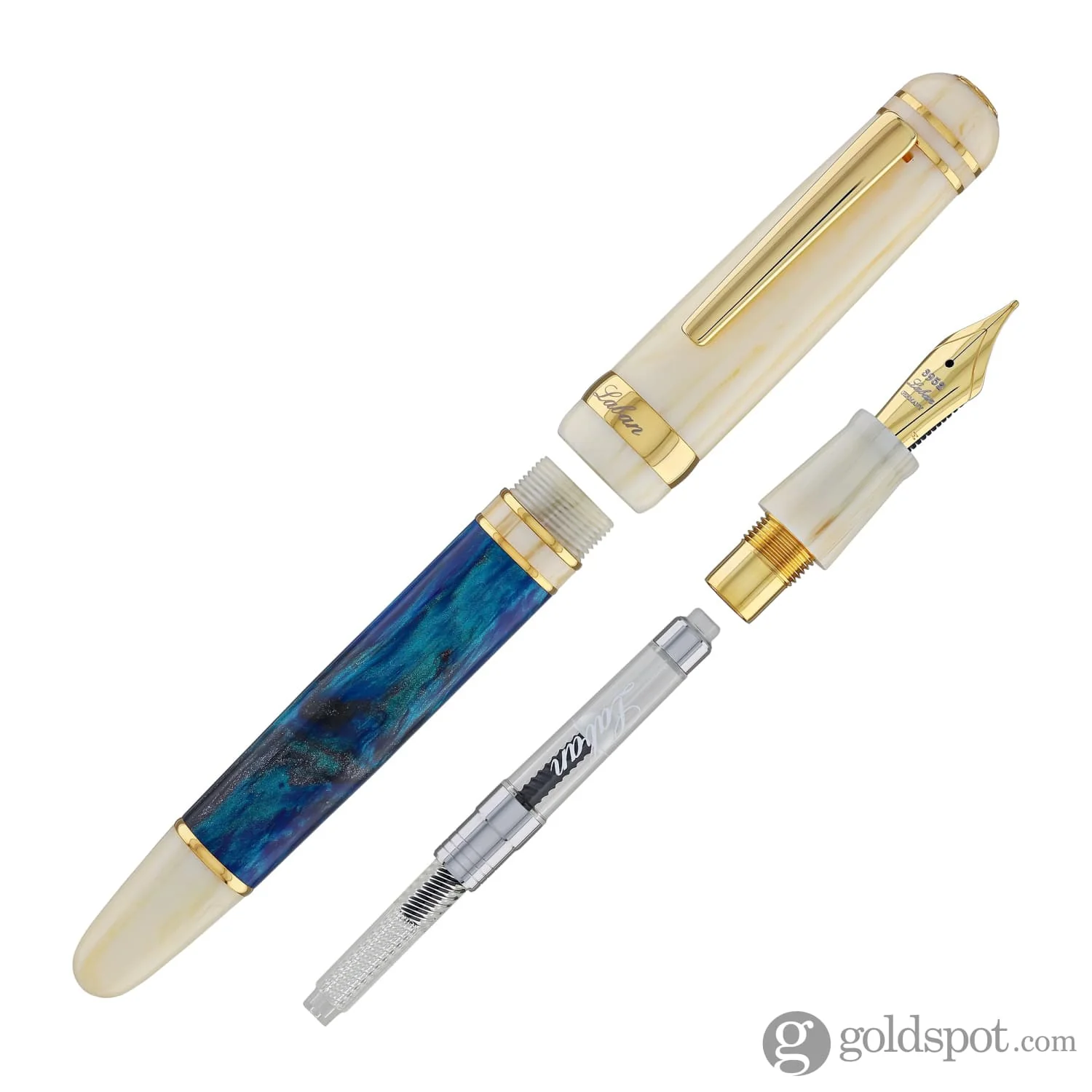 Laban 326 Fountain Pen in Blue Mirage - Image 8