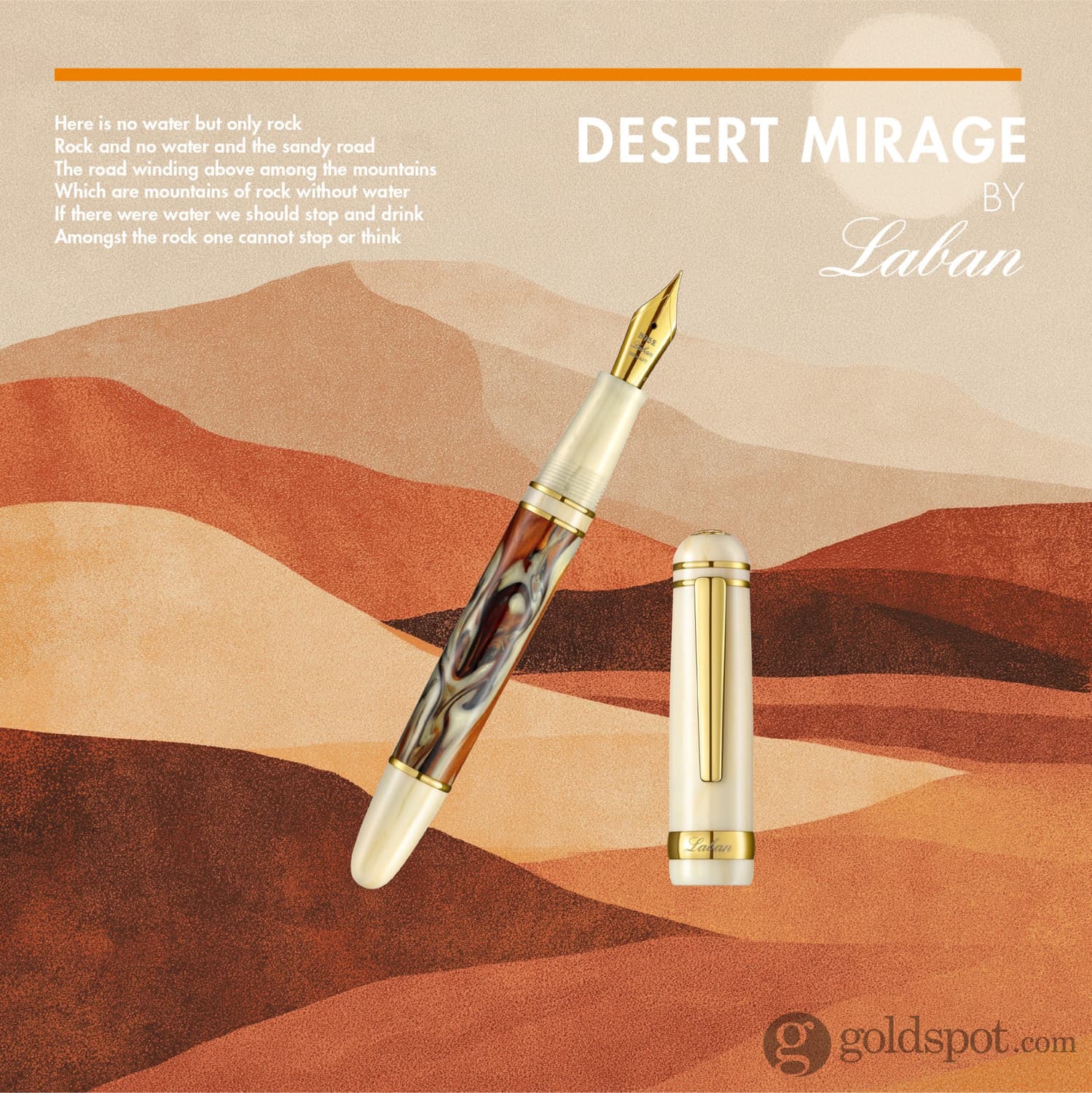 Laban 326 Fountain Pen in Desert Mirage - Image 11