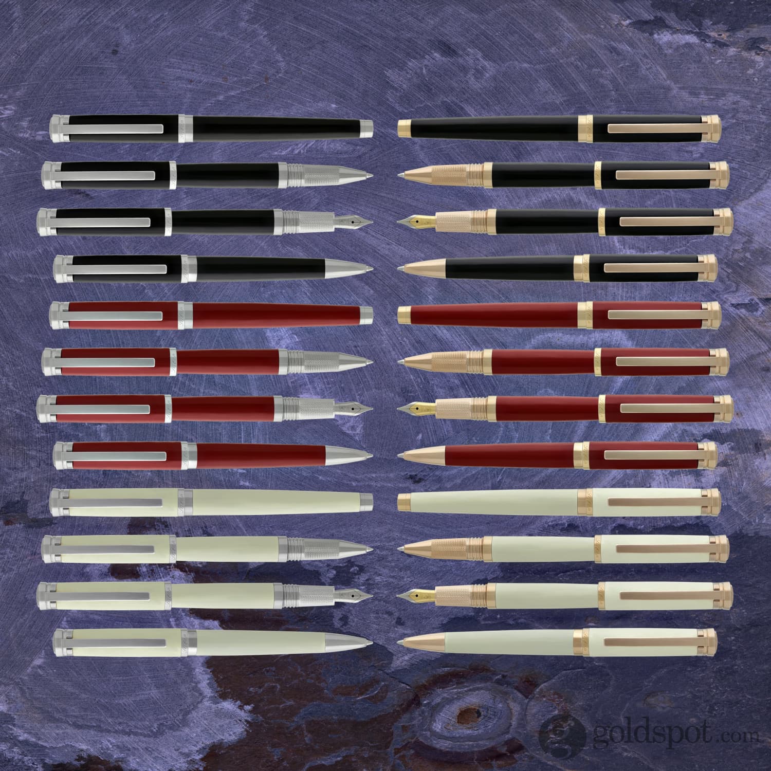 Laban Elegant Ballpoint Pen in Black with Rose Gold Trim - Image 4