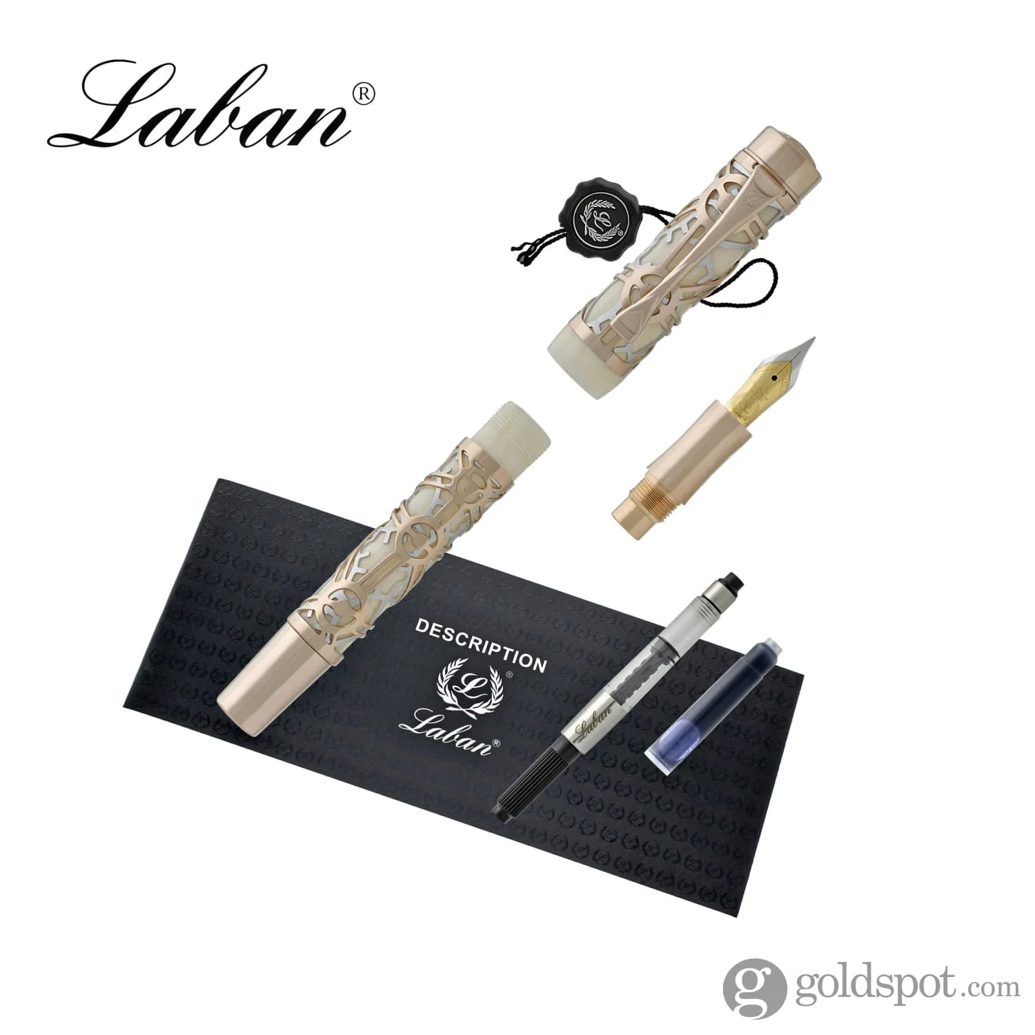 Laban Galileo Fountain Pen in Ivory - Image 4
