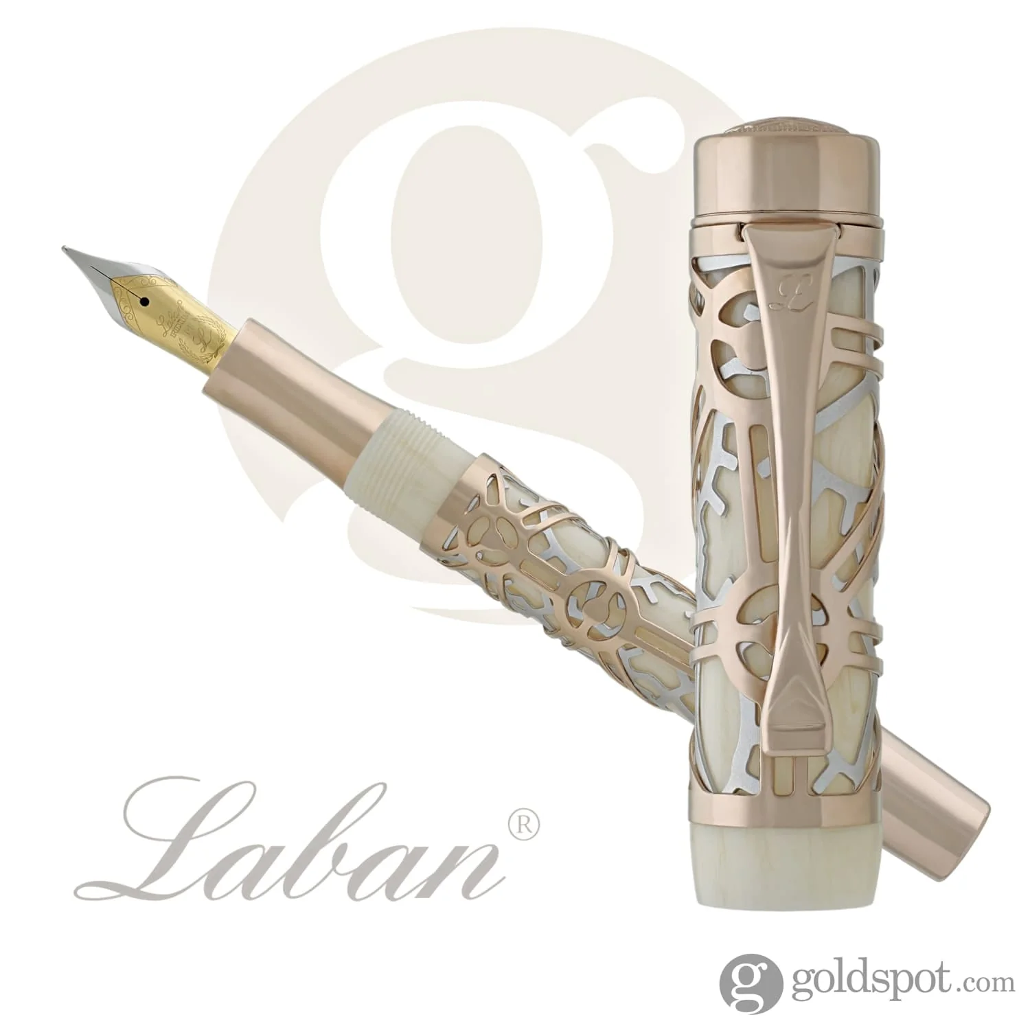 Laban Galileo Fountain Pen in Ivory - Image 5