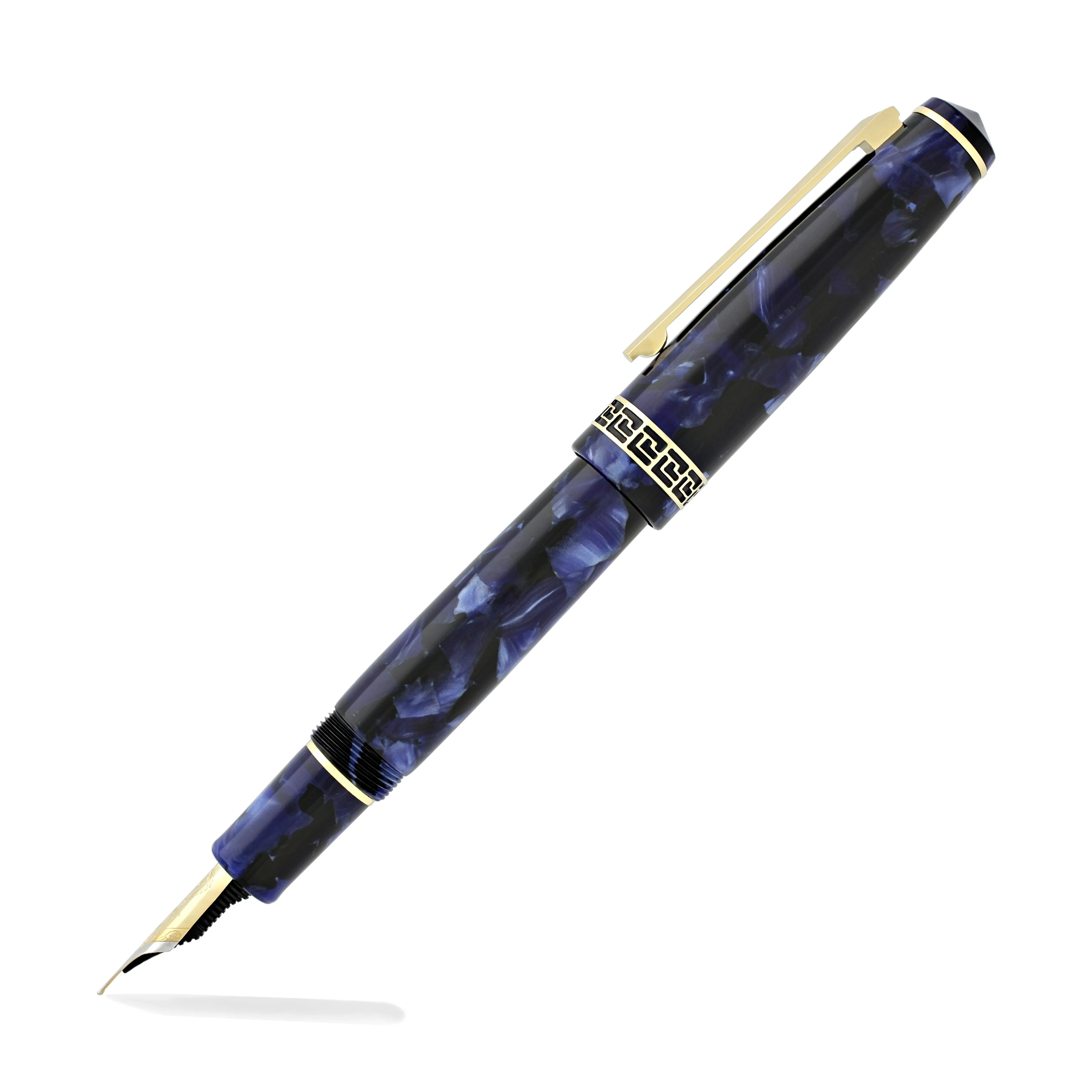 Laban Rosa Fountain Pen in Blue Marble - Image 3