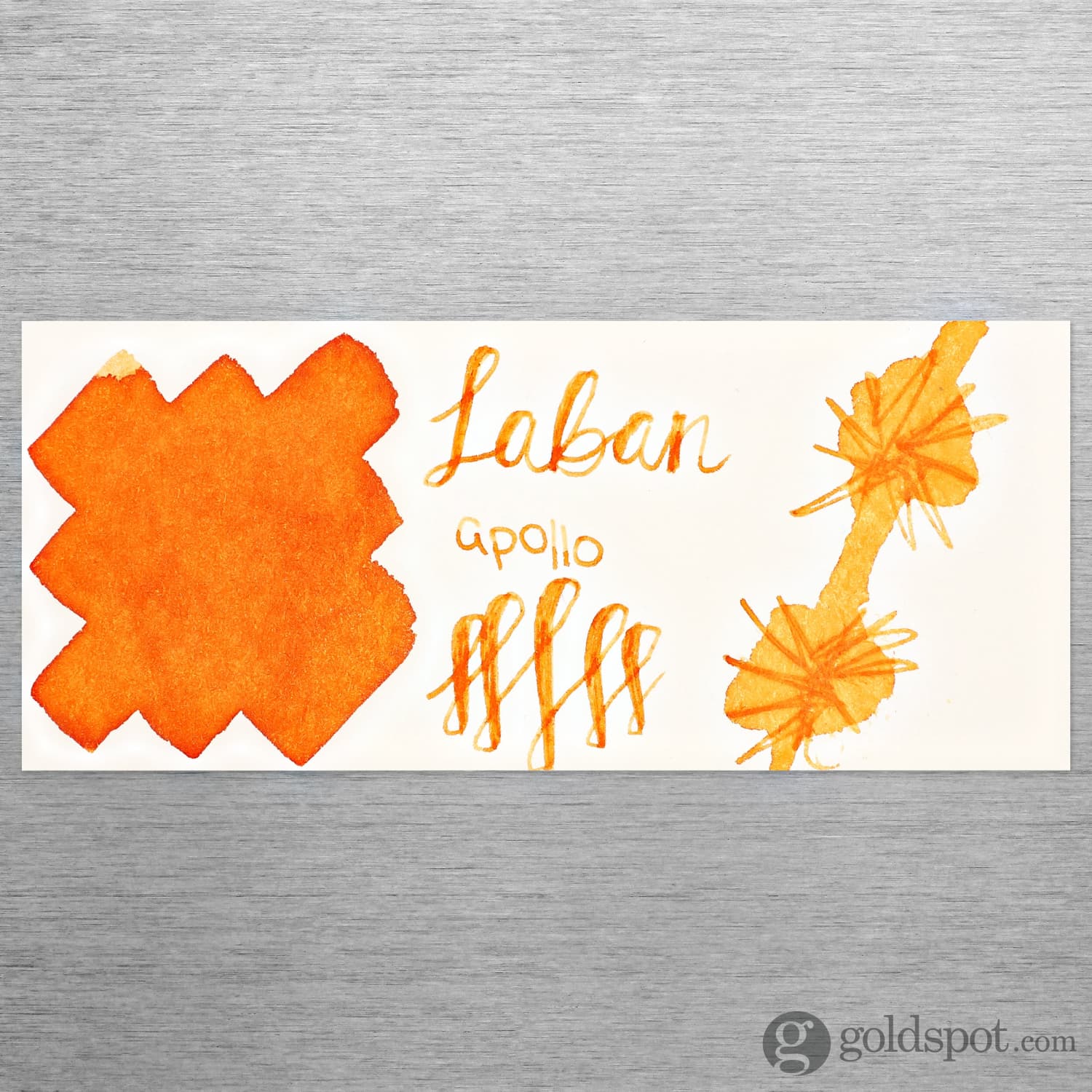 Laban Greek Mythology Bottled Ink in Apollo Orange - 50ml - Image 2
