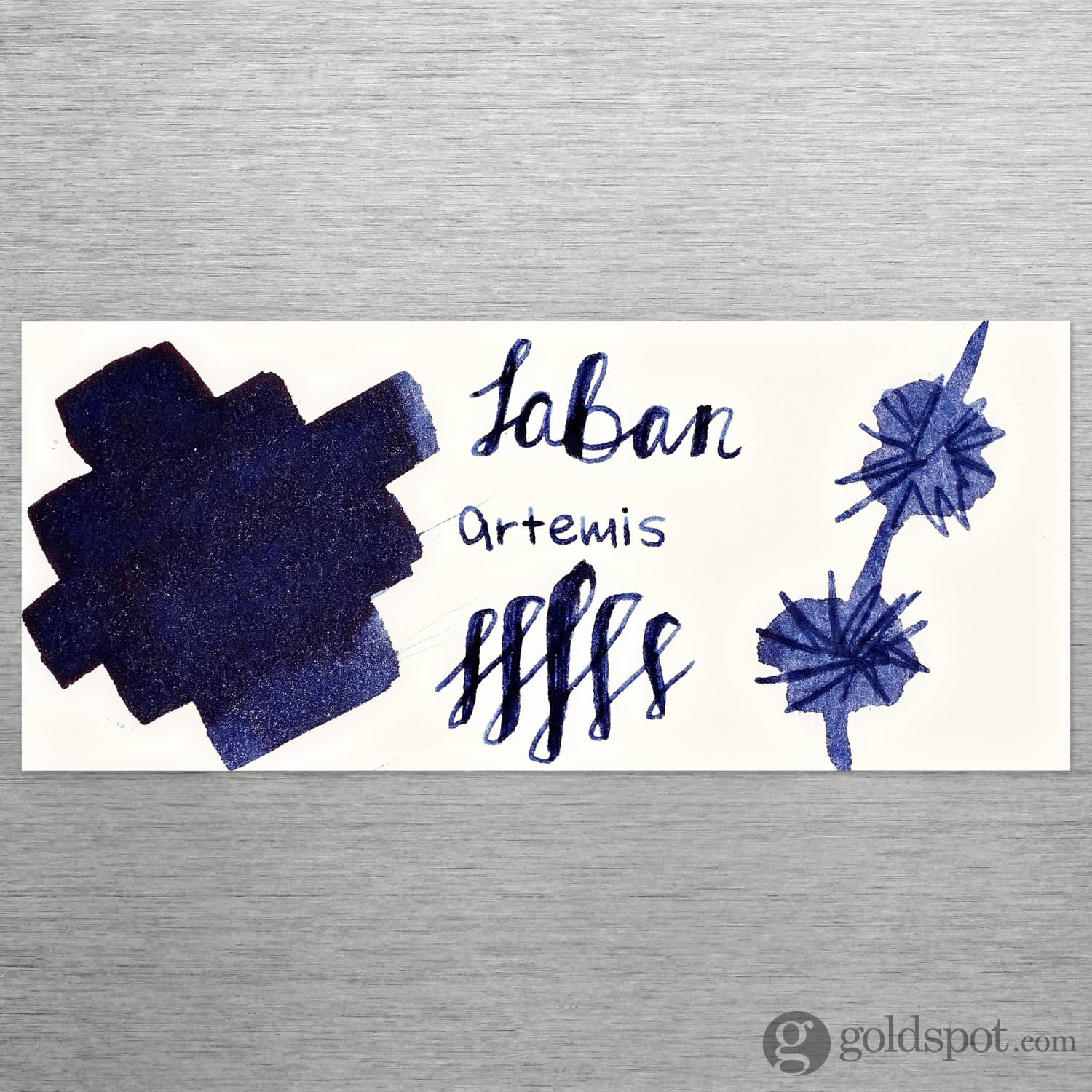 Laban Greek Mythology Bottled Ink in Artemis Blue - 50ml - Image 2