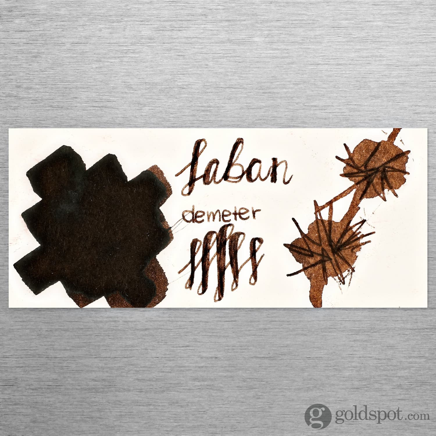 Laban Greek Mythology Bottled Ink in Demeter Brown - 50ml - Image 2