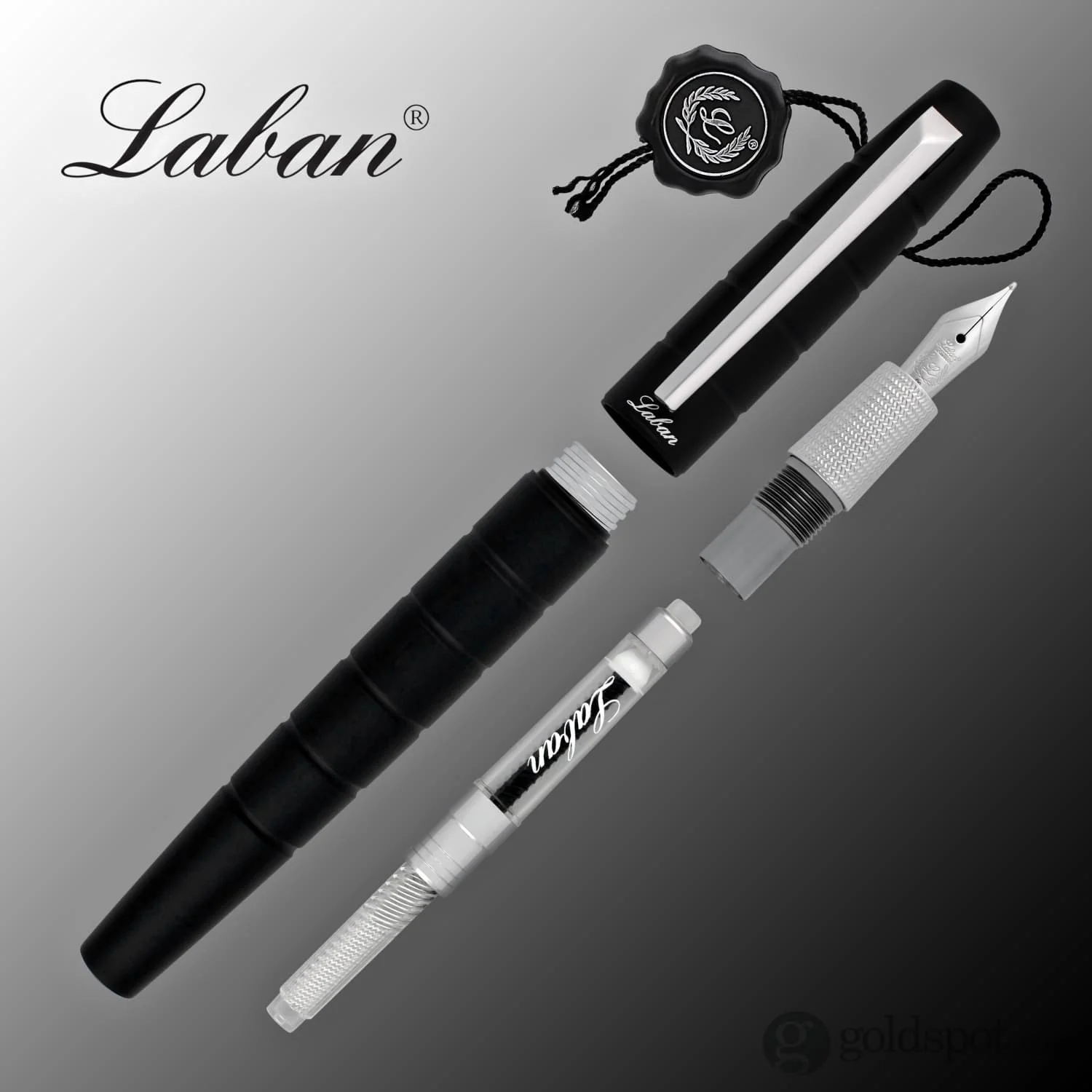 Laban Solar Fountain Pen in Black - Image 6