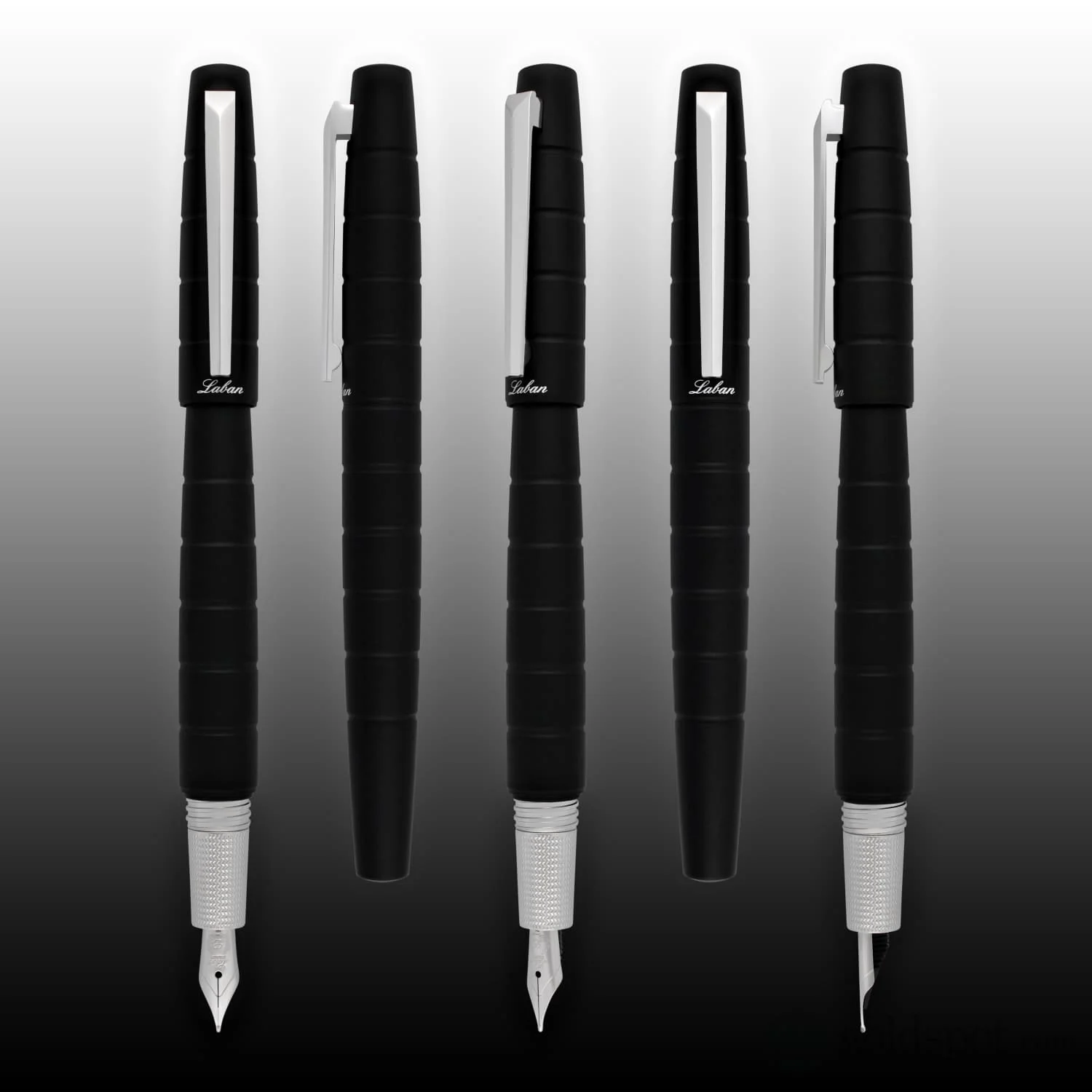 Laban Solar Fountain Pen in Black - Image 7