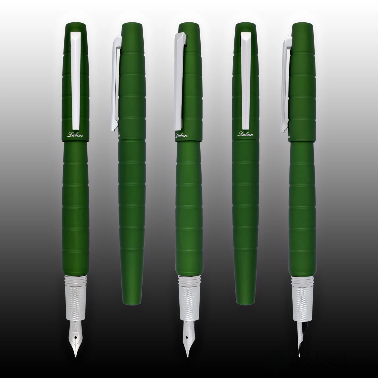Laban Solar Fountain Pen in Green - Image 7