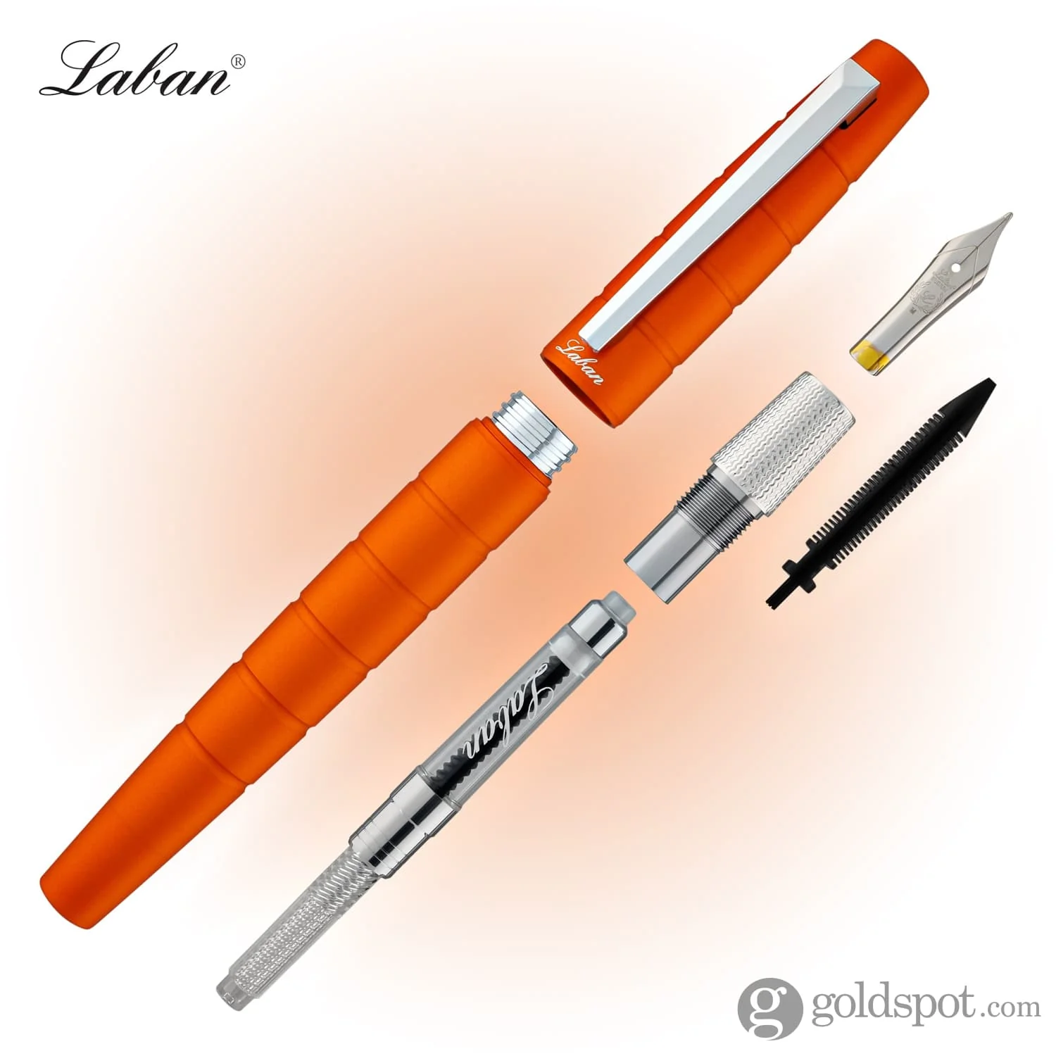 Laban Solar Fountain Pen in Orange - Image 7