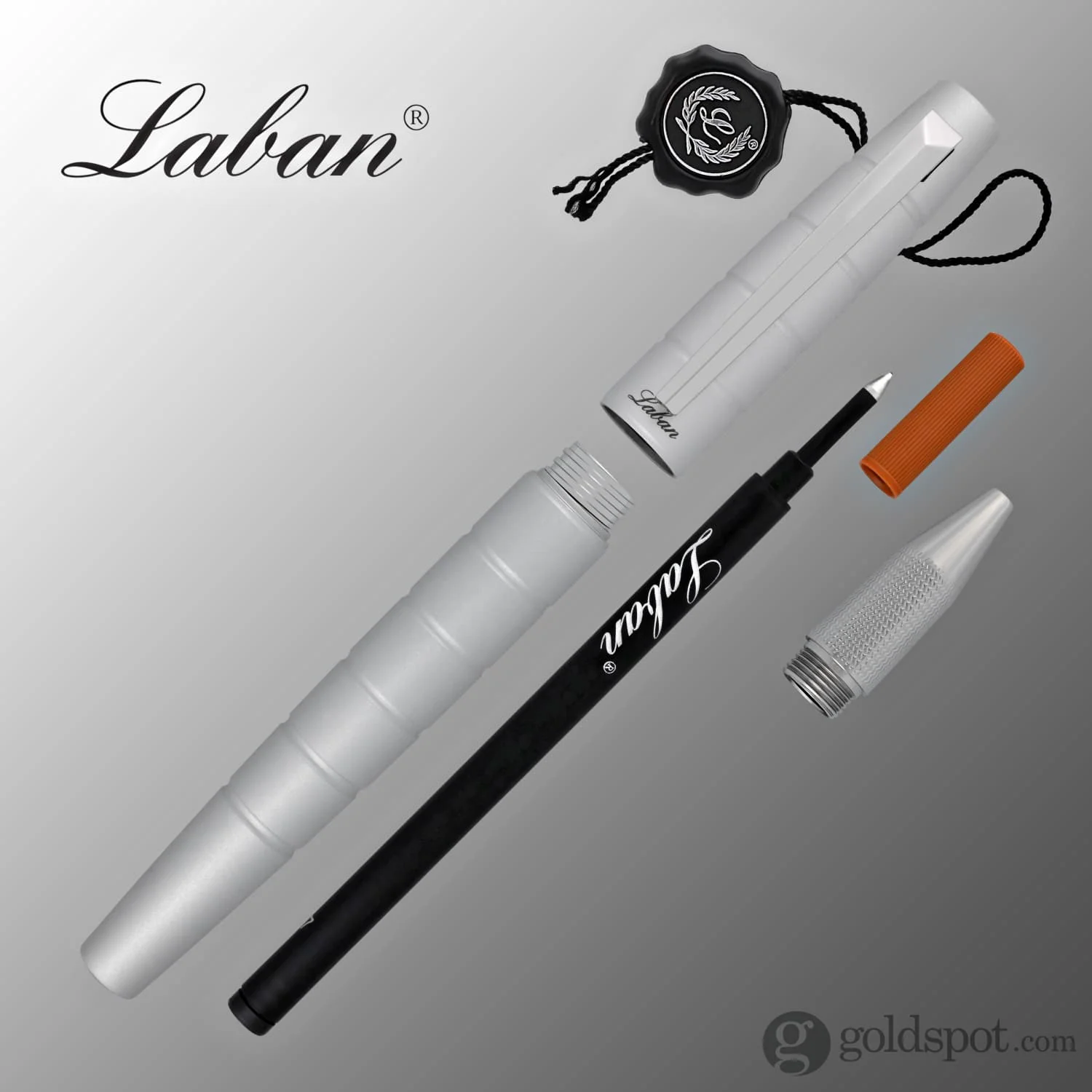 Laban Solar Rollerball Pen in Silver - Image 6