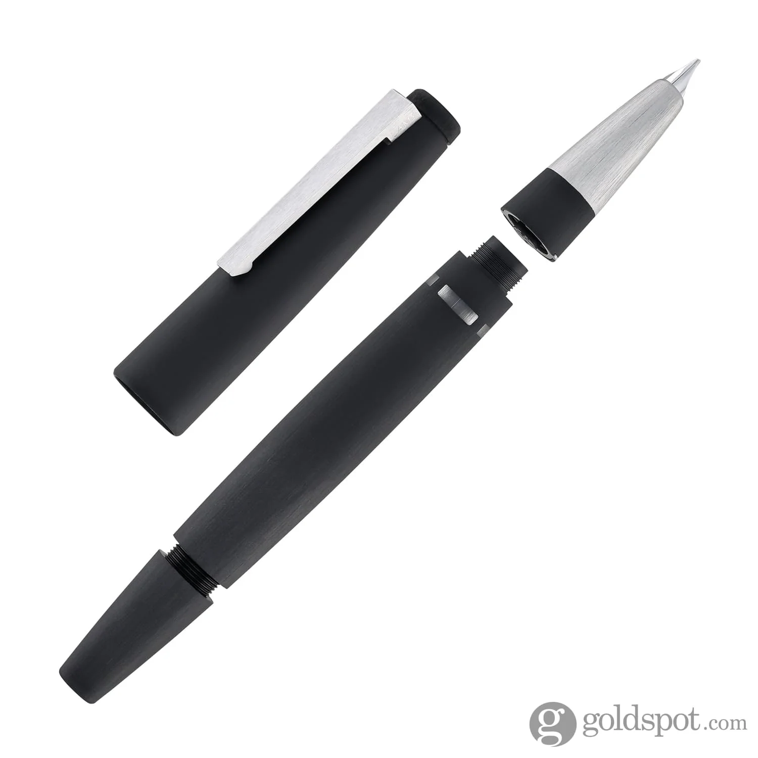 Lamy 2000 Fountain Pen in Black - 14K Gold Oblique Medium Point - Image 7