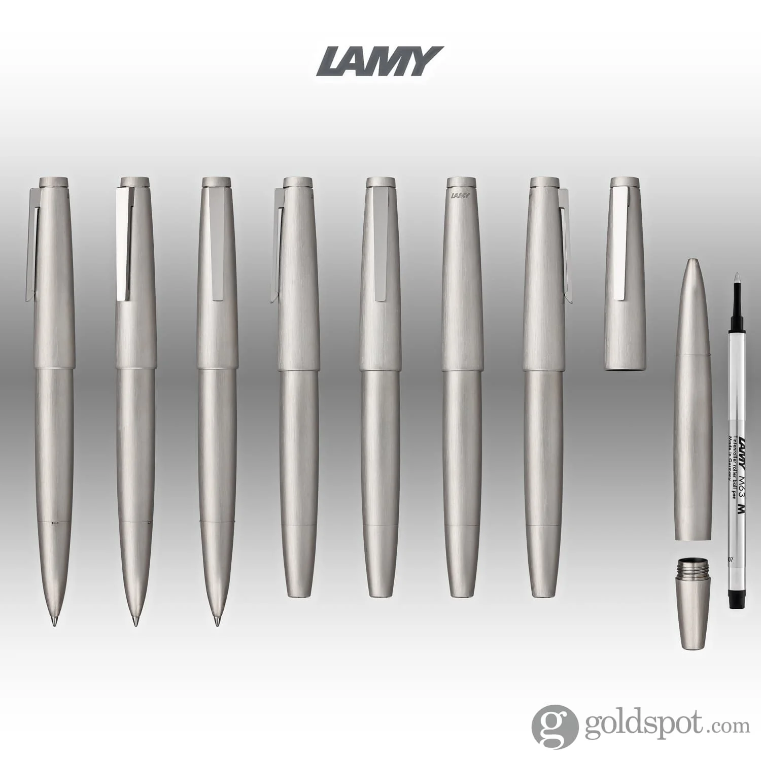 Lamy 2000 Rollerball Pen in Stainless Steel - Image 8