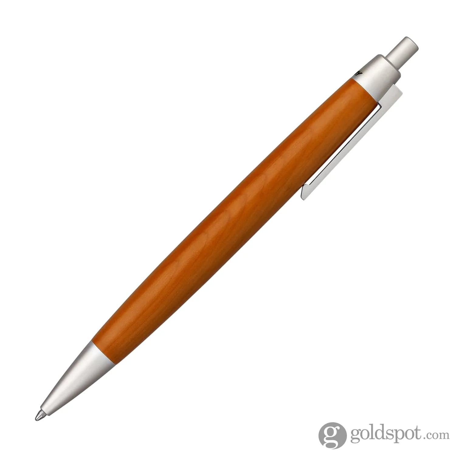 Lamy 2000 Taxus Ballpoint - Wooden Golden Brown with Silver Trim - Image 5