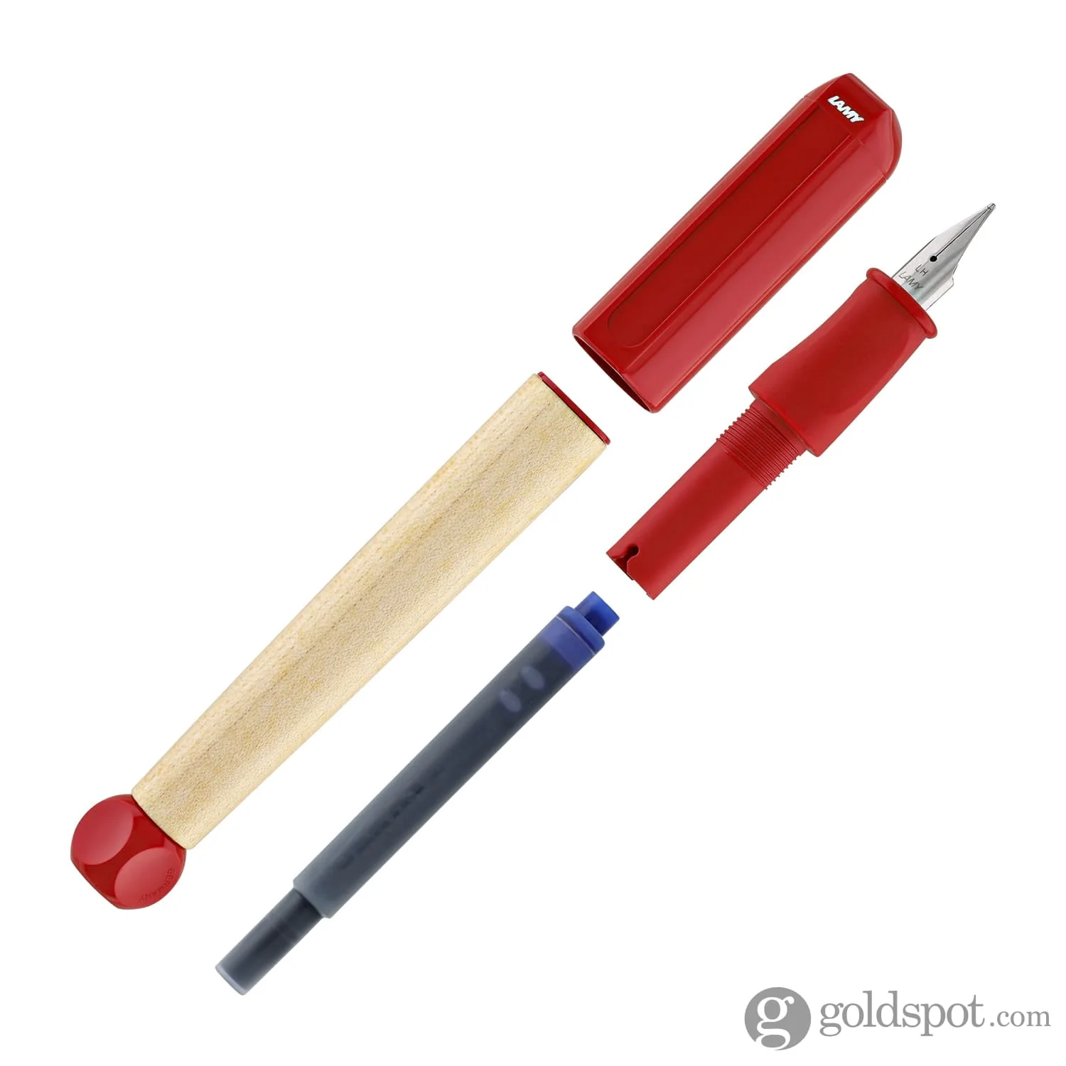 Lamy ABC Beginner's Fountain Pen in Red Beginner Left Handed nib - Image 3