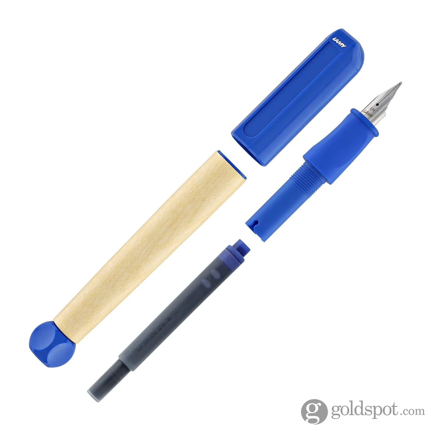 Lamy ABC Fountain Pen in Blue Left Handed for Beginner Child - Image 3
