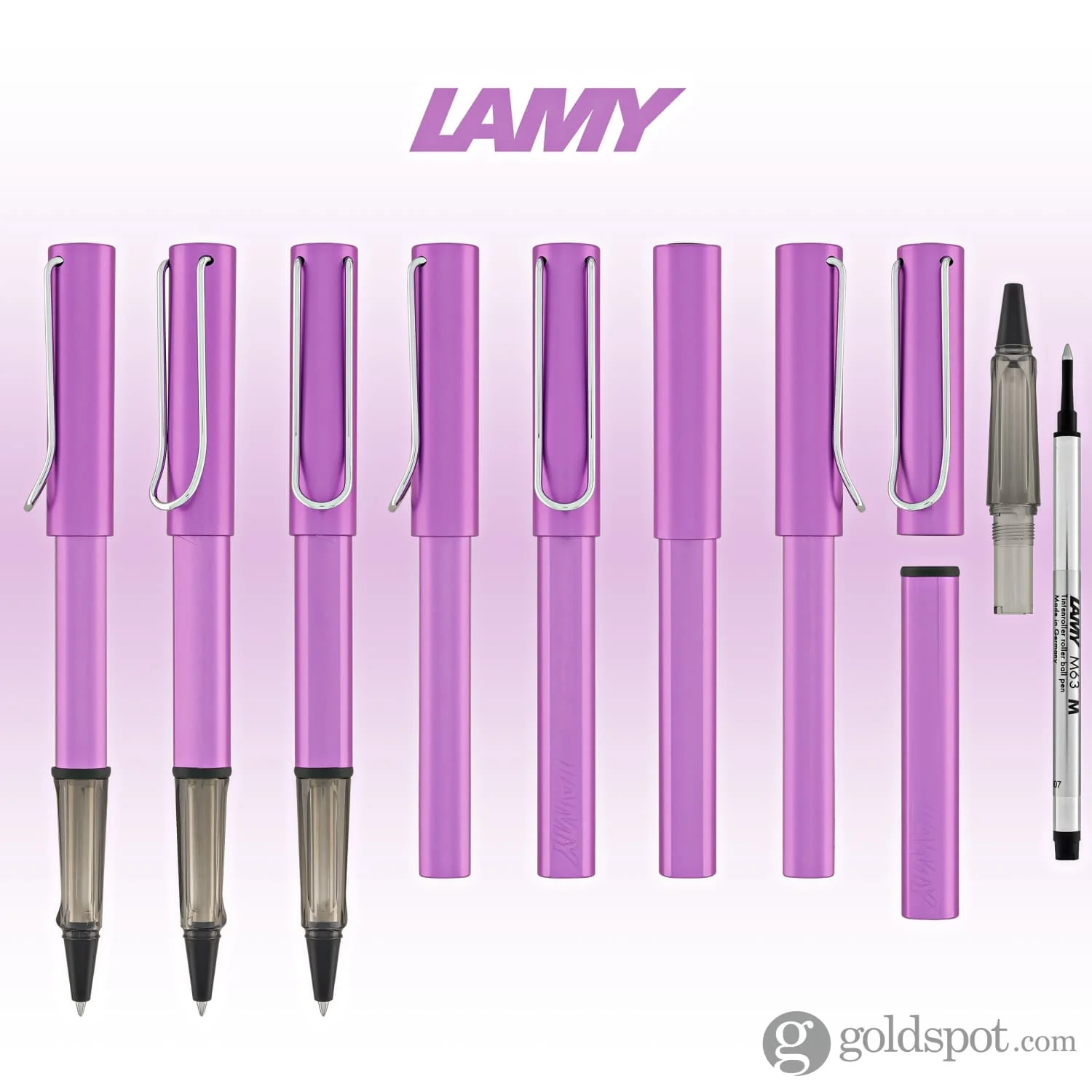 Lamy AL-Star Rollerball Pen in Lilac - Image 9