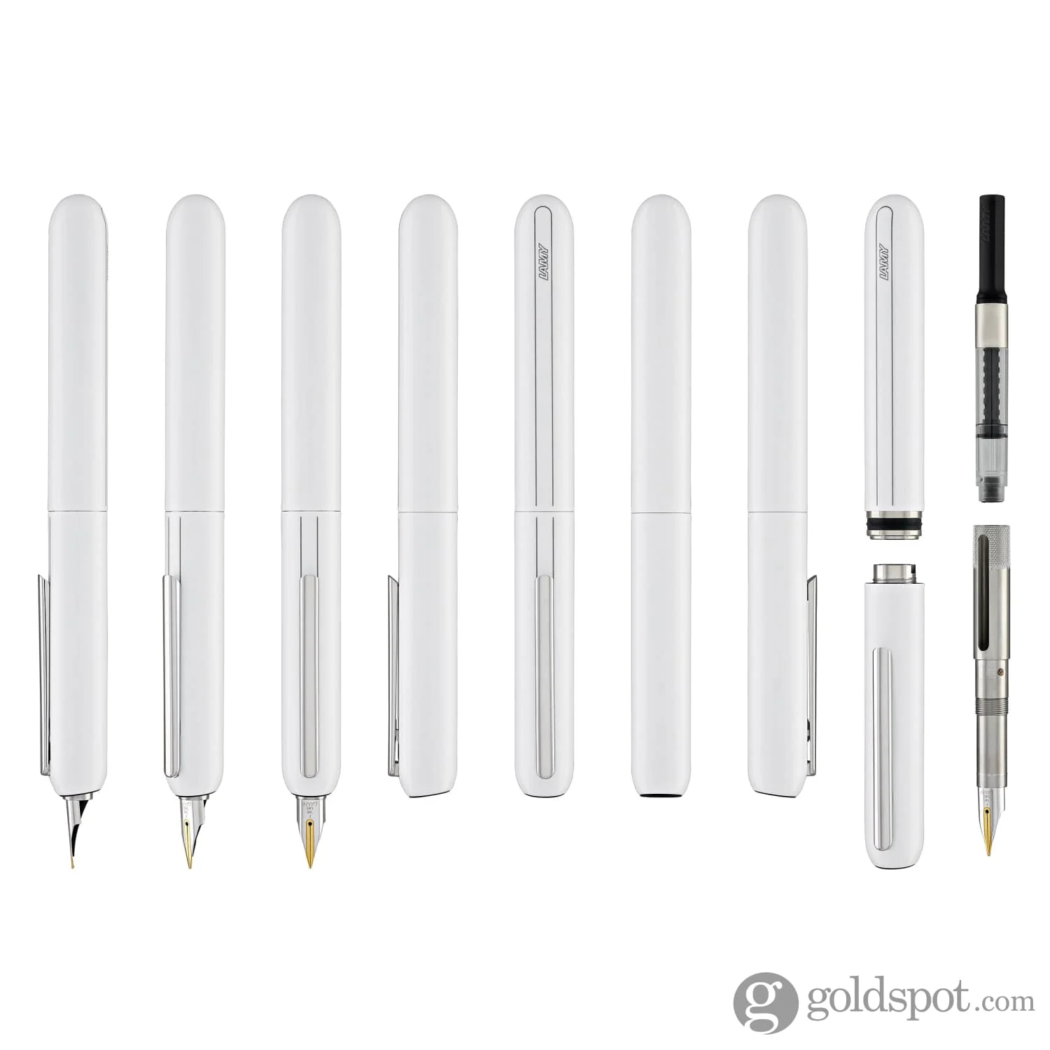 Lamy Dialog 3 Fountain Pen in Piano White - Image 8