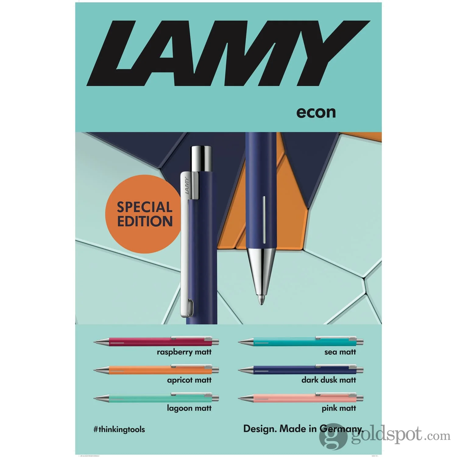 Lamy Econ Ballpoint Pen in Dark Dusk Matte - Special Edition - Image 8