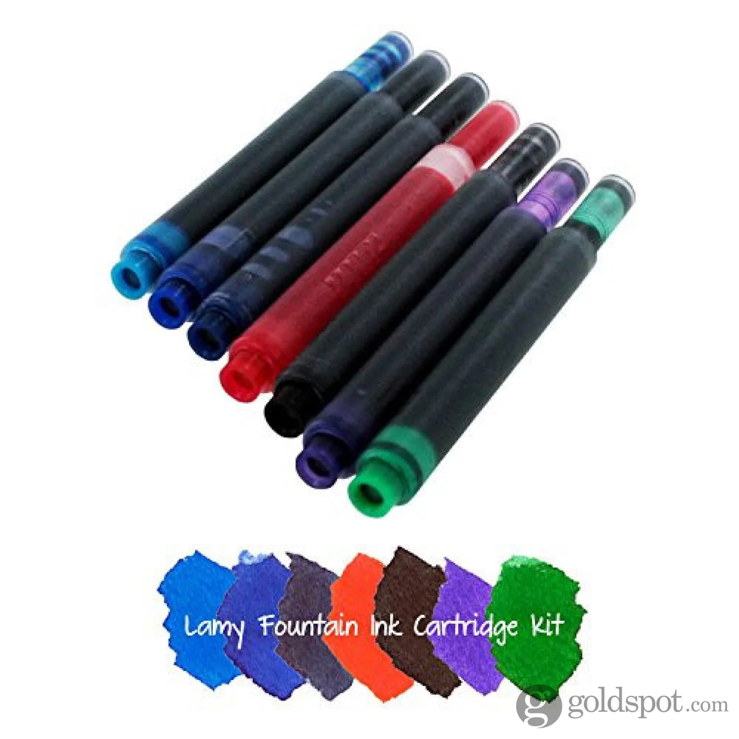 Lamy Fountain Ink Cartridges Assorted Colors - Pack of 7 - Image 2