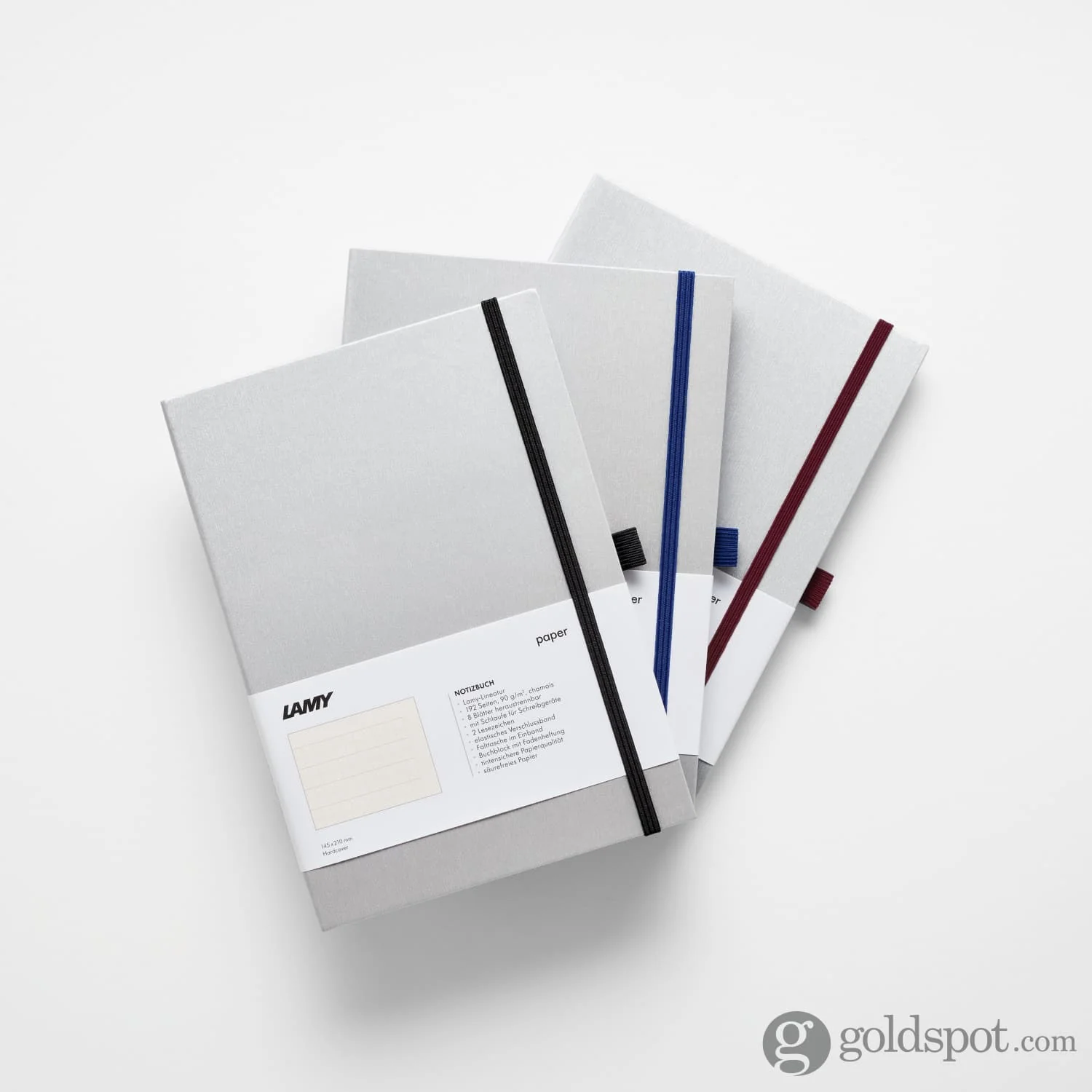 Lamy Hardcover A5 Notebook in Black Purple - 5.7 x 8.3 - Image 5