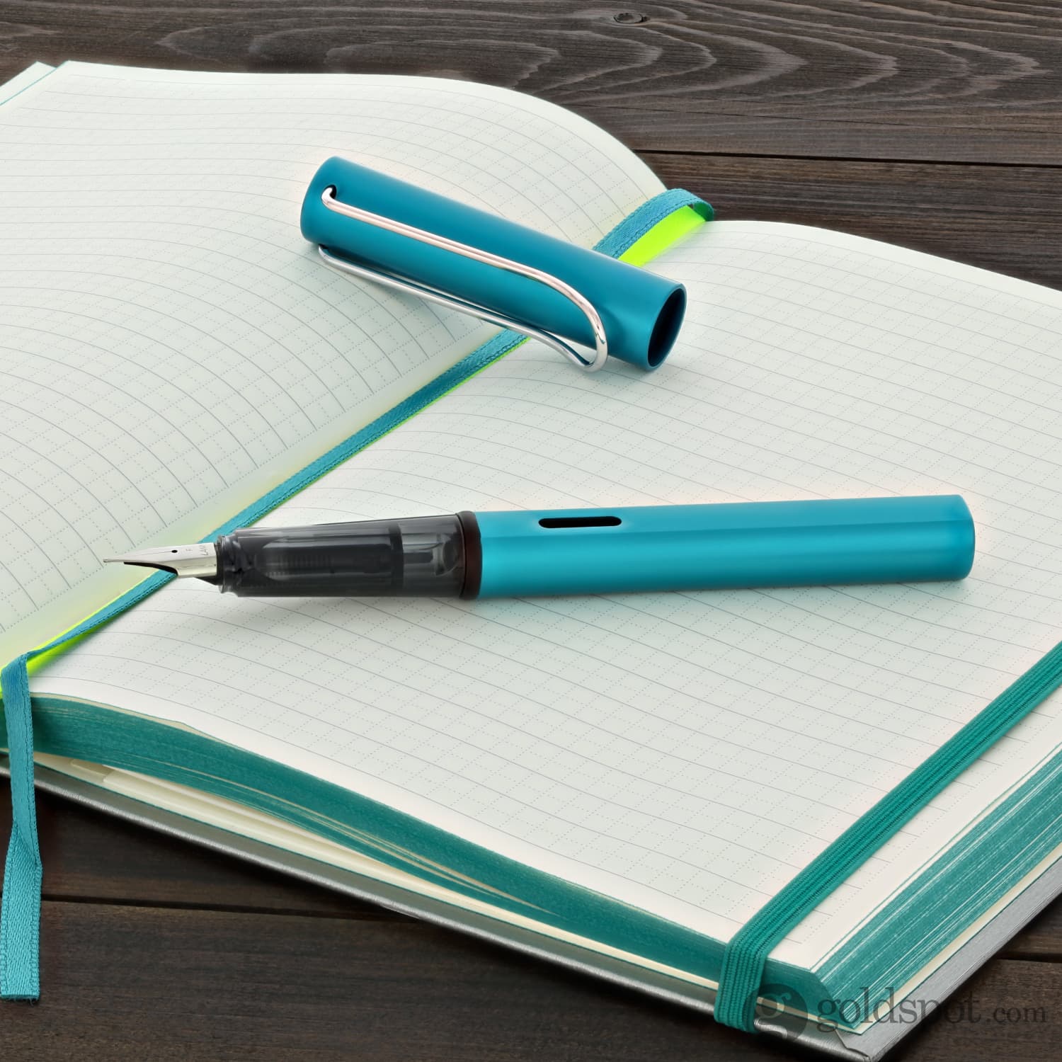 Lamy Hardcover A5 Notebook in Turmaline with AL-Star Fountain Pen - Fine Point - Image 2