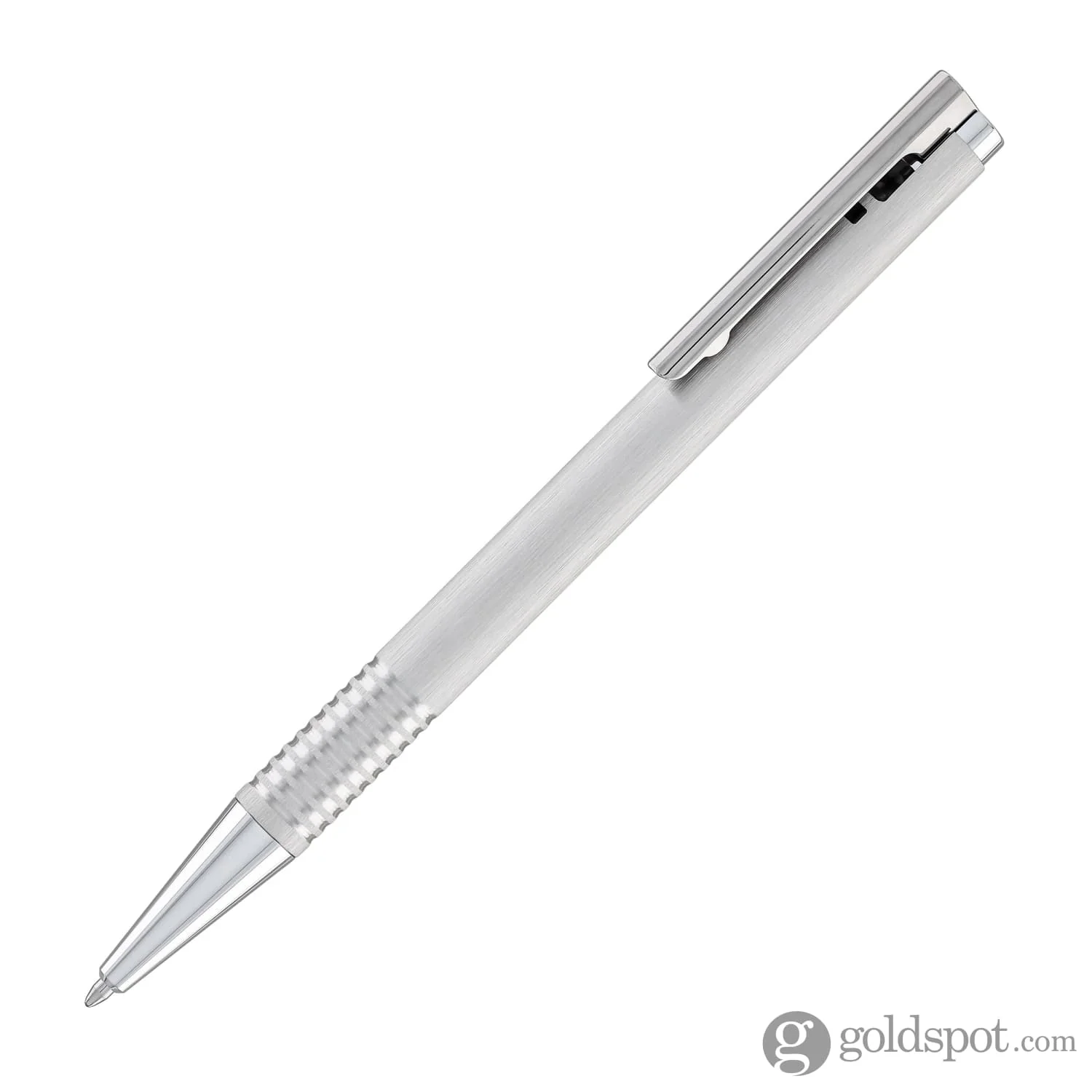 Lamy Logo Ballpoint Pen in Brushed Stainless Steel - Image 2