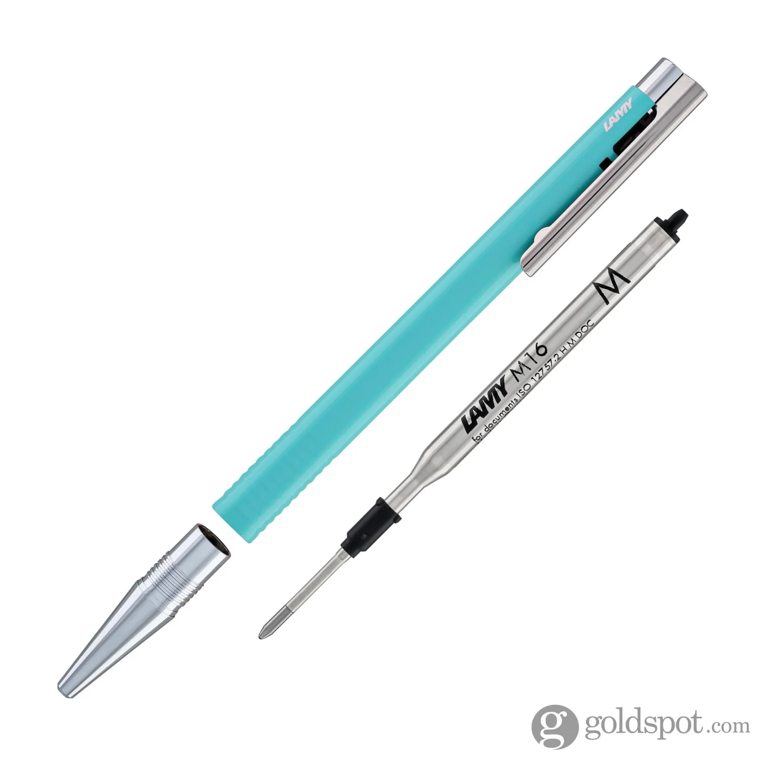 Lamy Logo Lx Matt Ballpoint Pen in Lagoon Glossy - Image 6