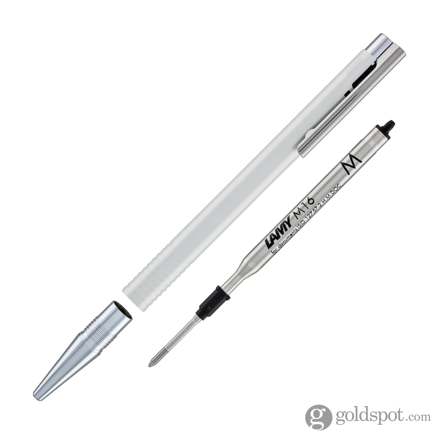 Lamy Logo Lx Matt Ballpoint Pen in Pearl Glossy - Image 6