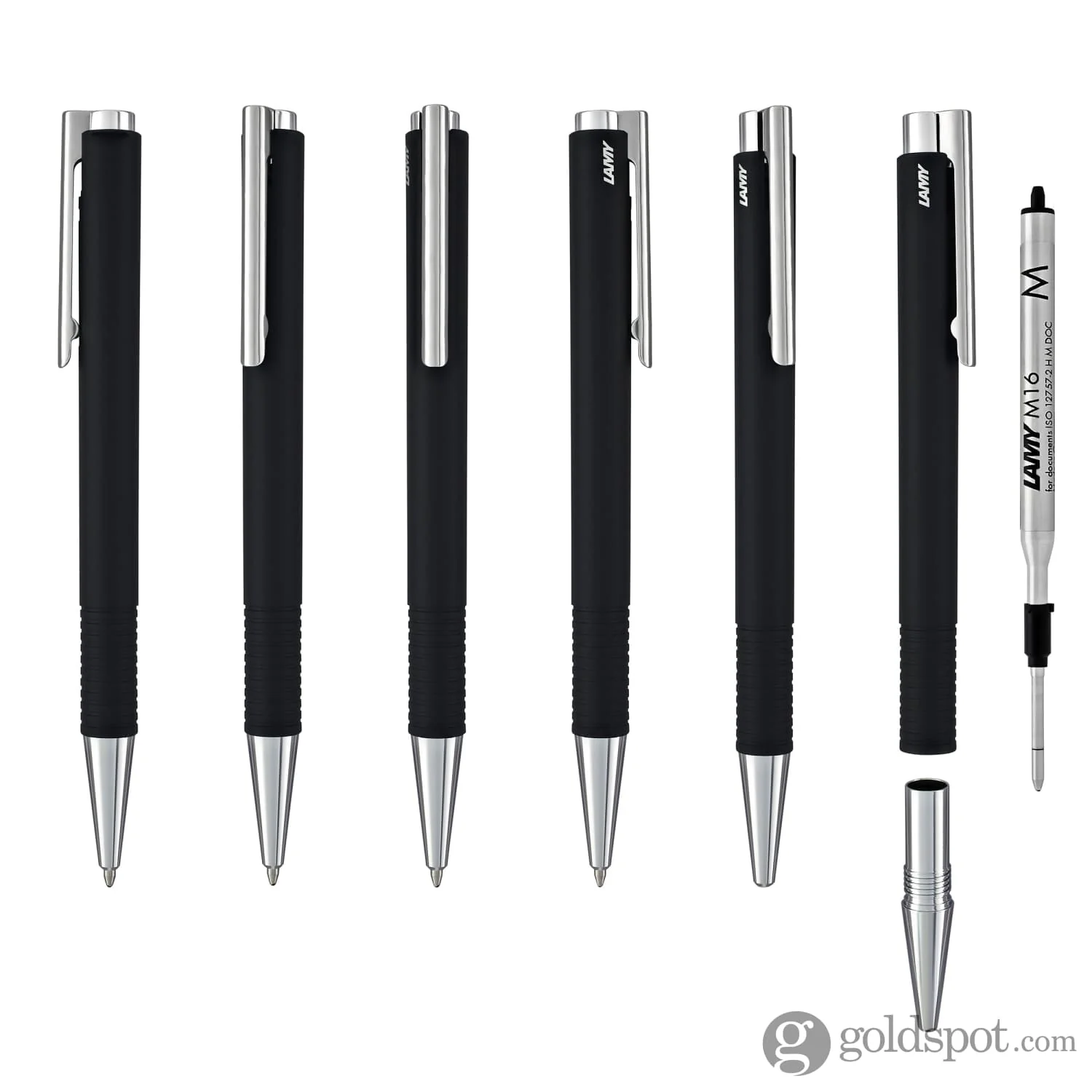 Lamy Logo M+ Ballpoint Pen in Black Matte - Image 7